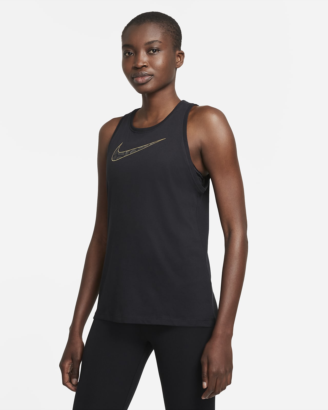 เสื้อกล้ามเทรนนิ่งผู้หญิงมีกราฟิก Nike Dri-FIT