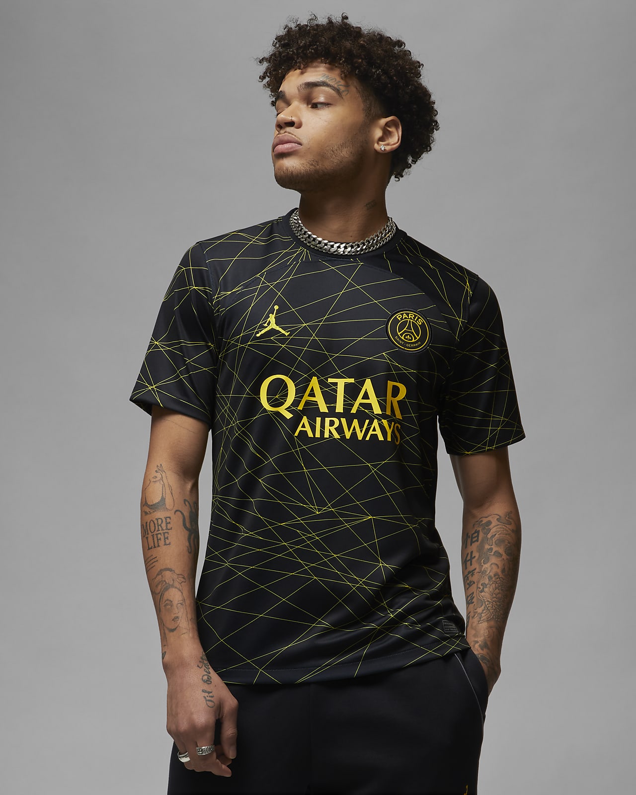 Nike公式 パリ サンジェルマン 23 24 スタジアム フォース メンズ ジョーダン Dri Fit サッカーユニフォーム オンラインストア 通販サイト