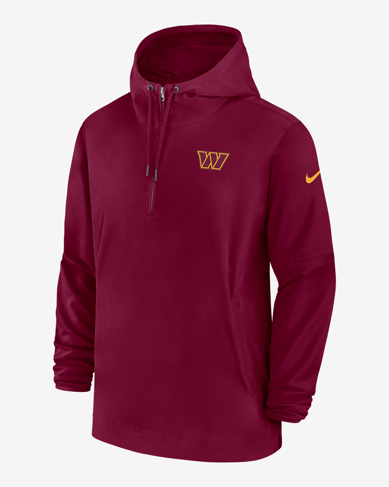 Washington Commanders Sideline Men’s Nike NFL 1/2-Zip Hooded Jacket
