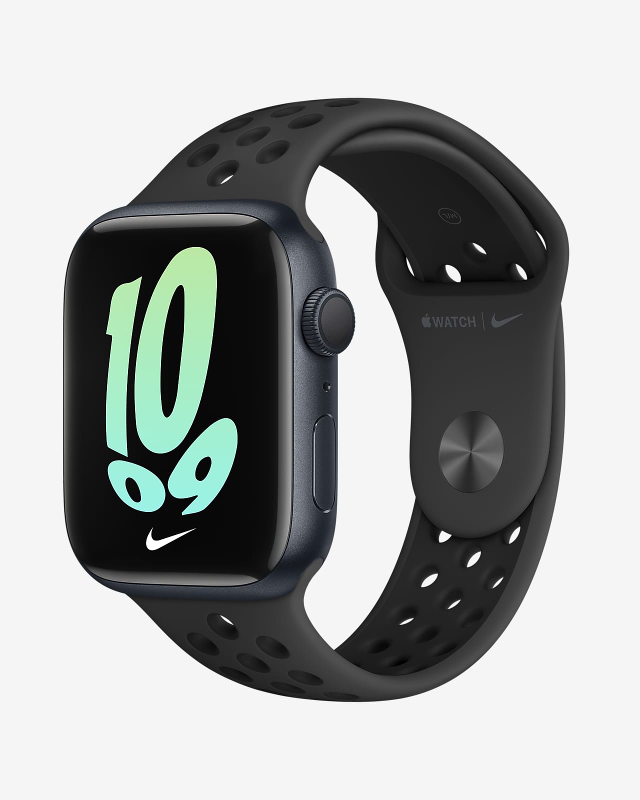 Apple Watch Series 7 (GPS) With Nike Sport Band 45mm Midnight Aluminium  Case. Nike NL