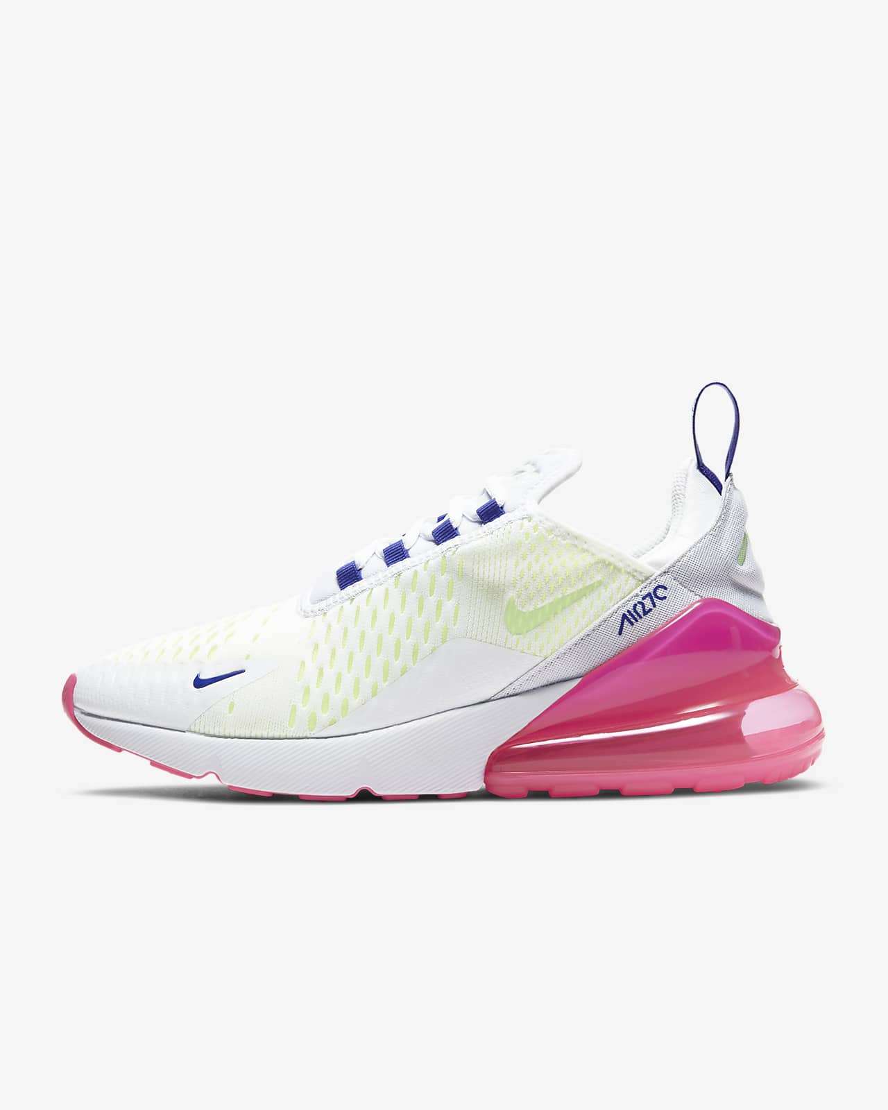 nike 270 white and pink womens
