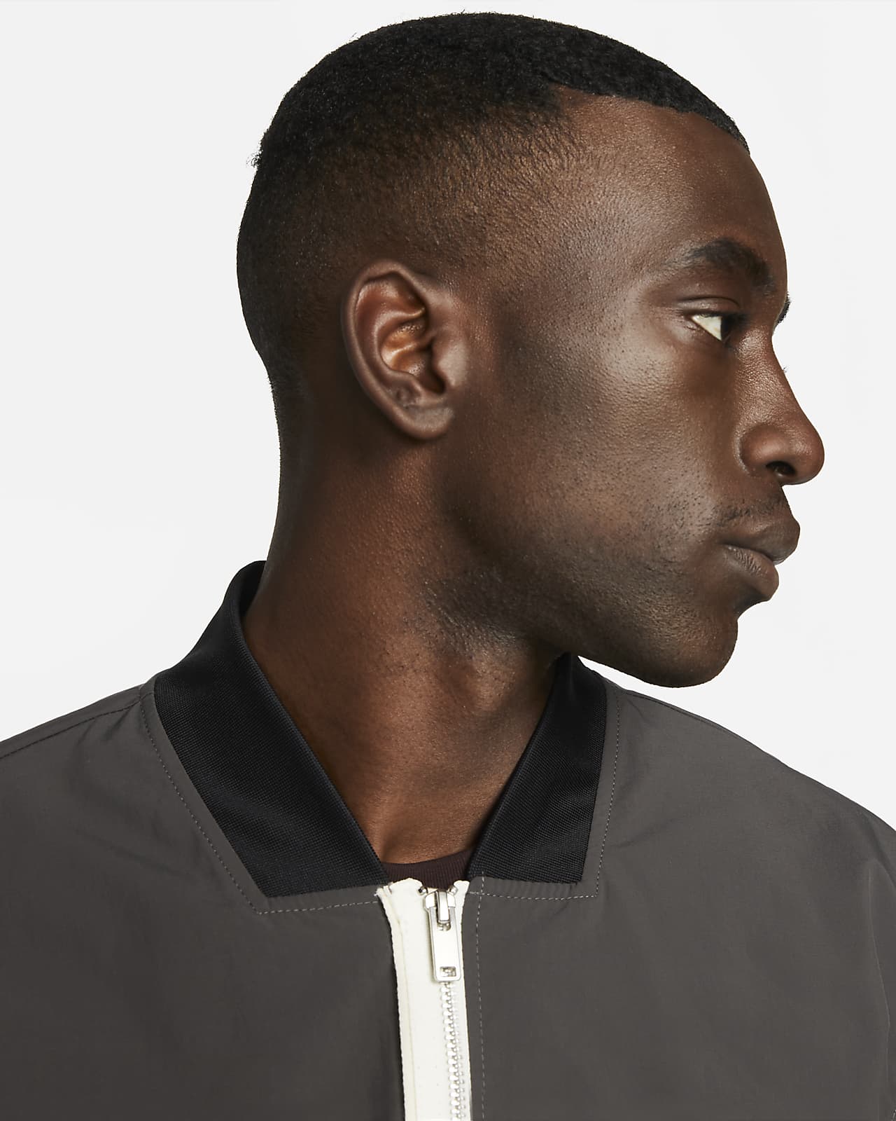 polo shirt bomber jacket