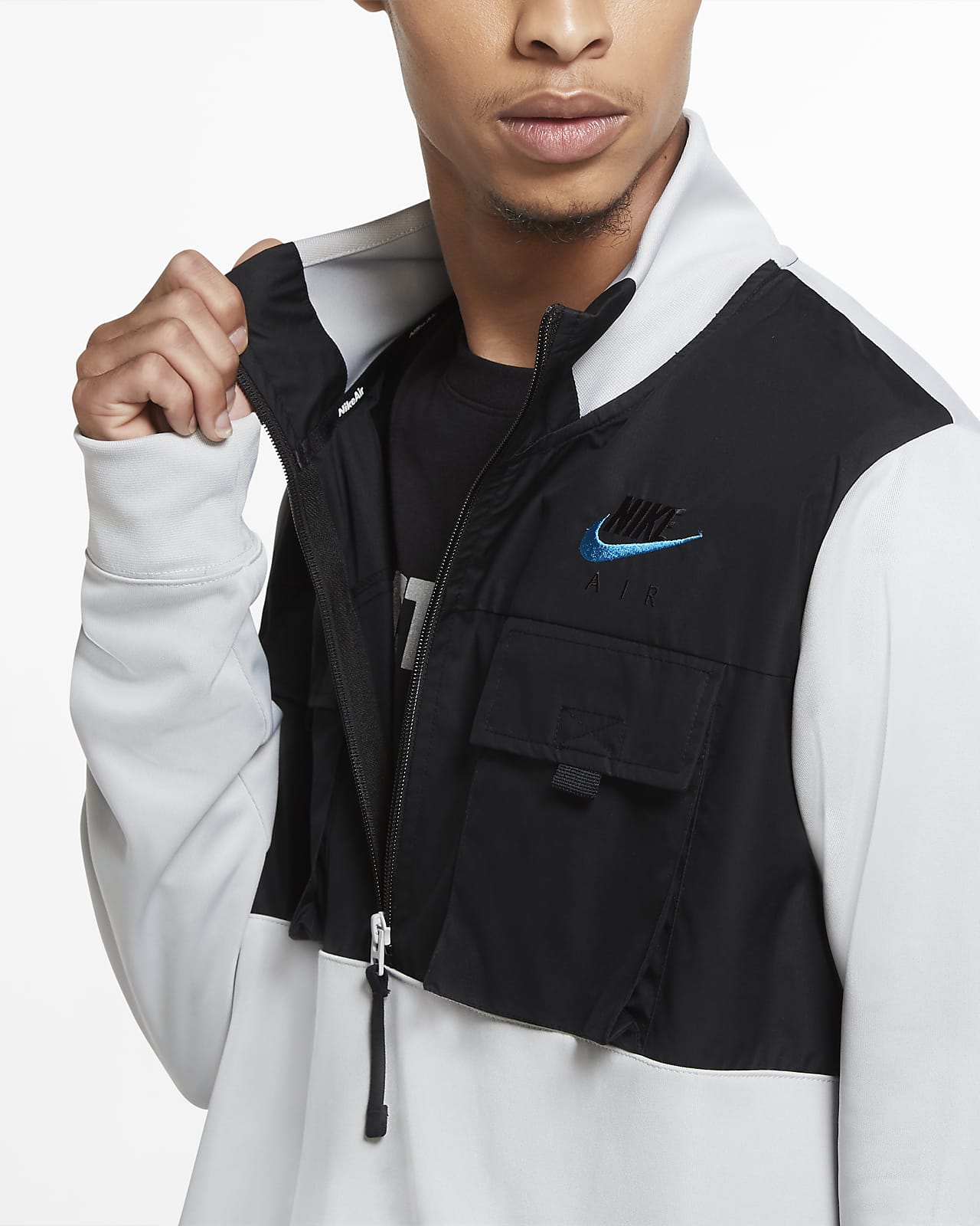 nike air quilted fleece parka