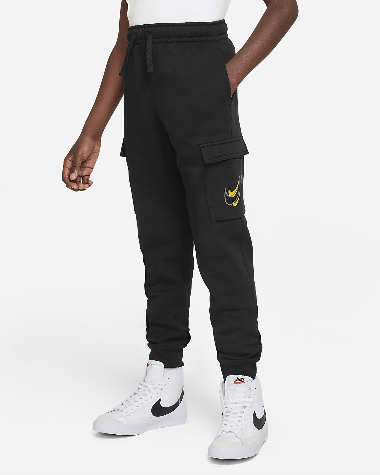 Nike Sportswear Fleece Genç Çocuk (Erkek) Kargo Eşofman Altı
