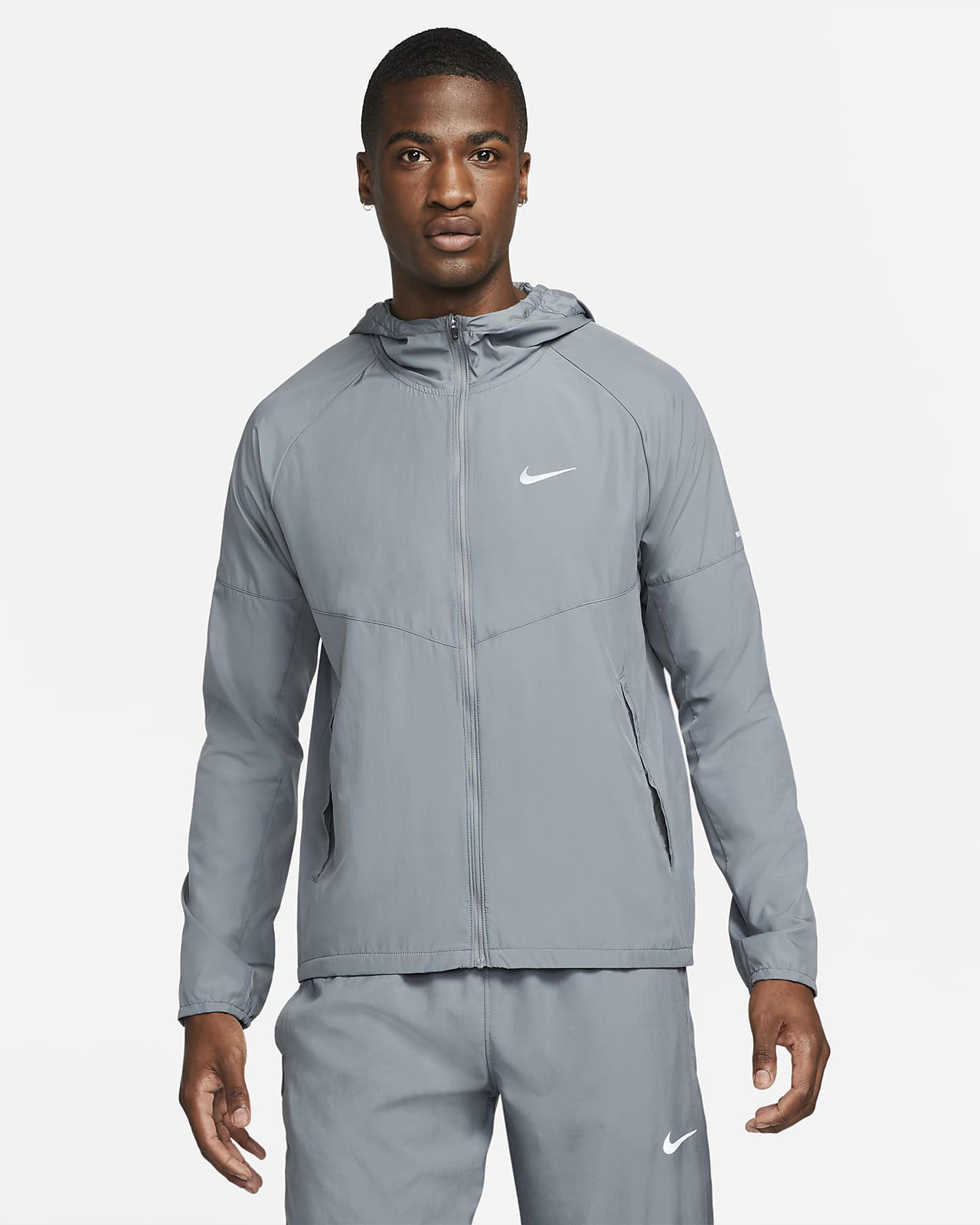 Grey mens 2025 nike jacket