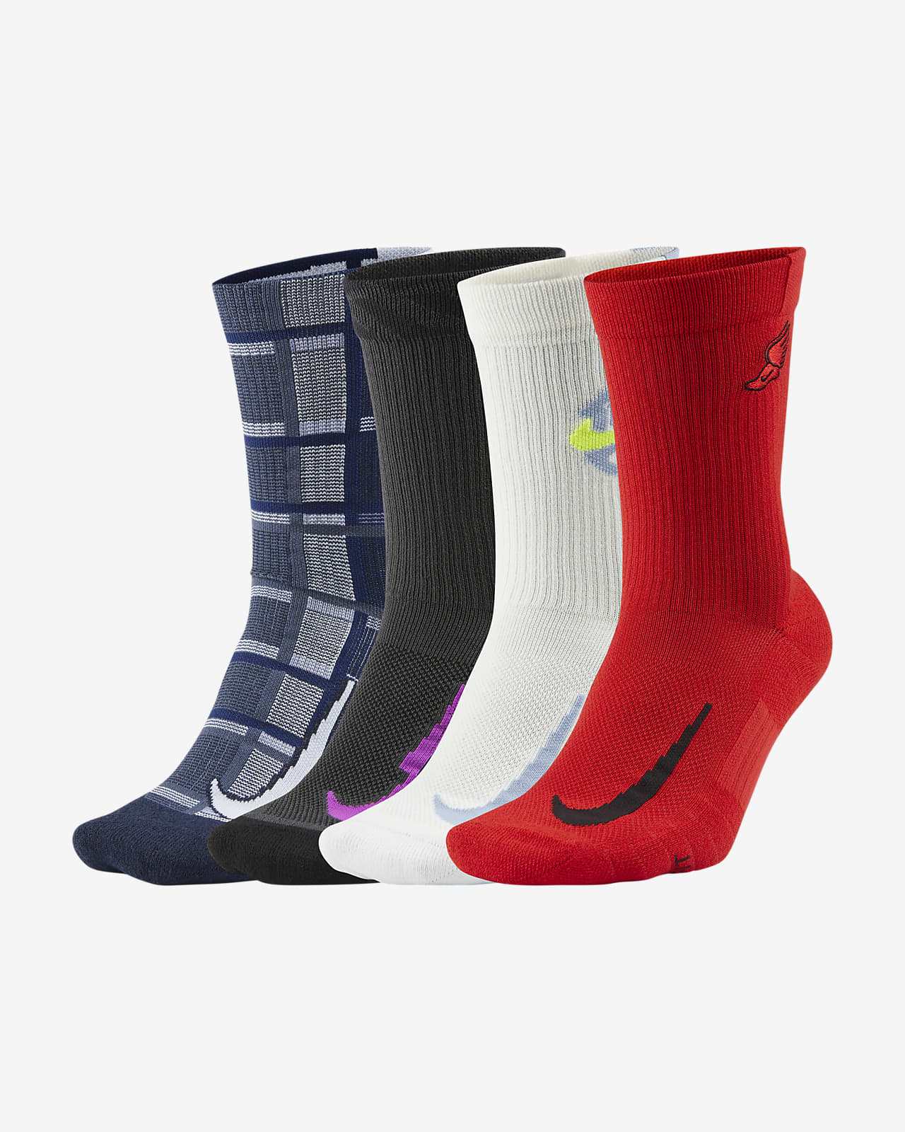 nike multiplier crew socks