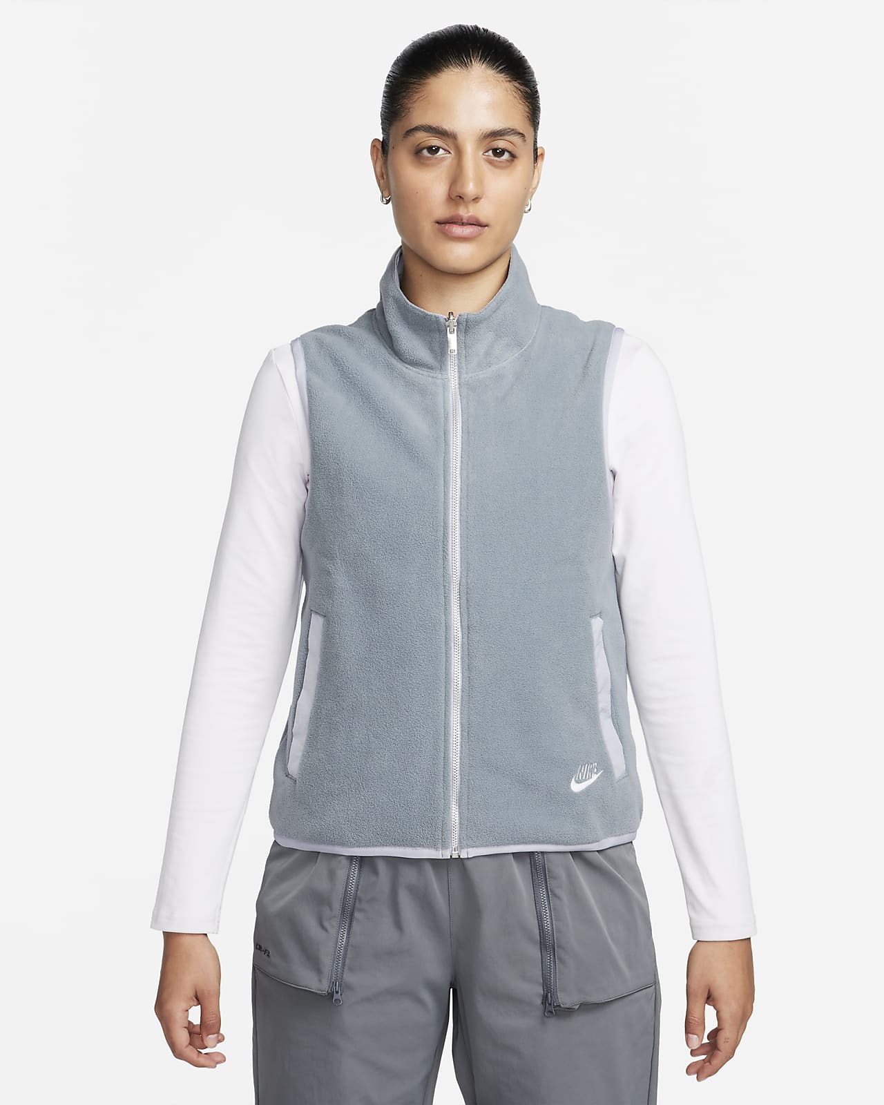 Veste sans manches oversize et réversible Nike Sportswear Sports Utility  pour femme. Nike FR