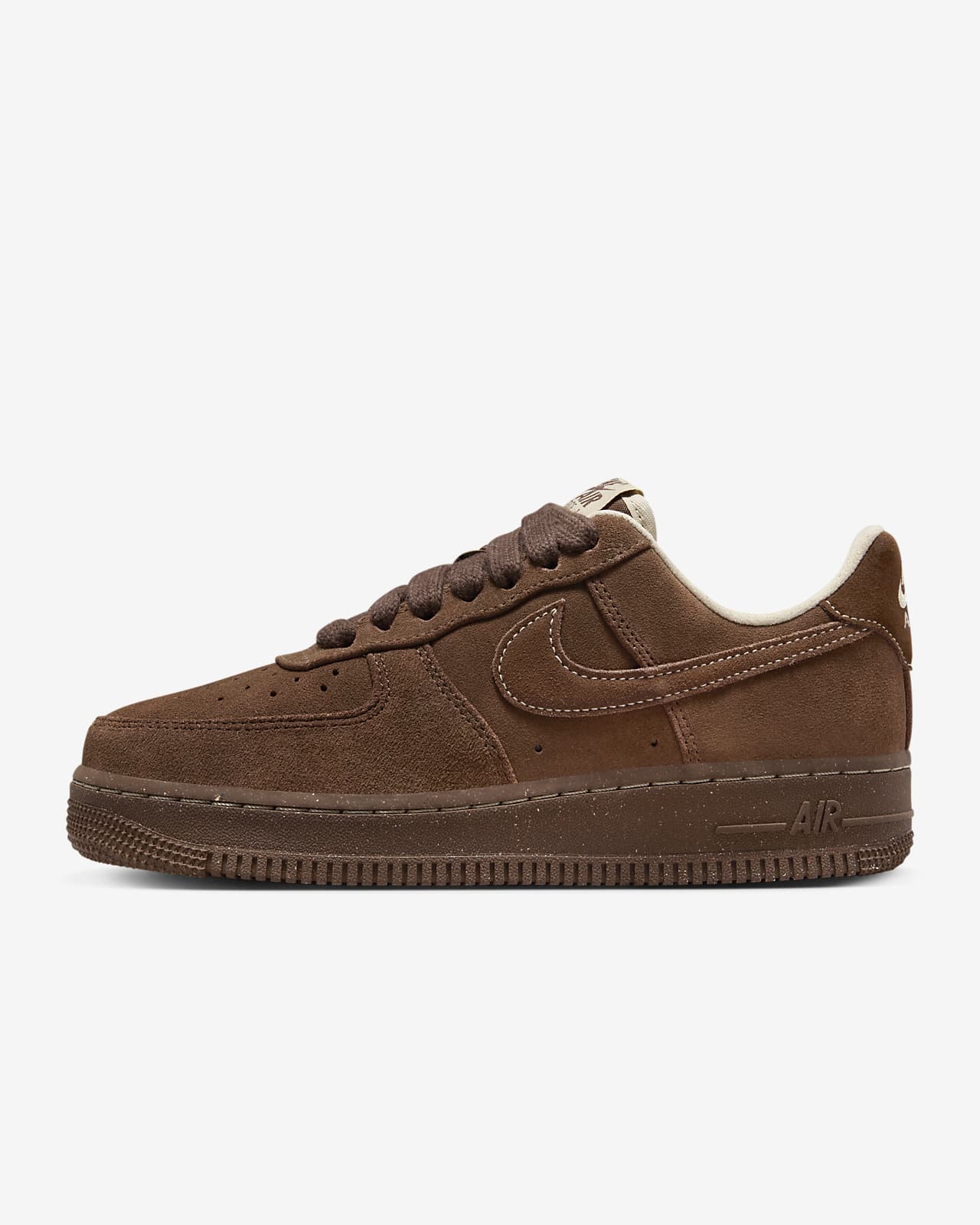 Nike Brown Air Force 1 '07 Sneakers - Cacao WOW/SANDDRIFT