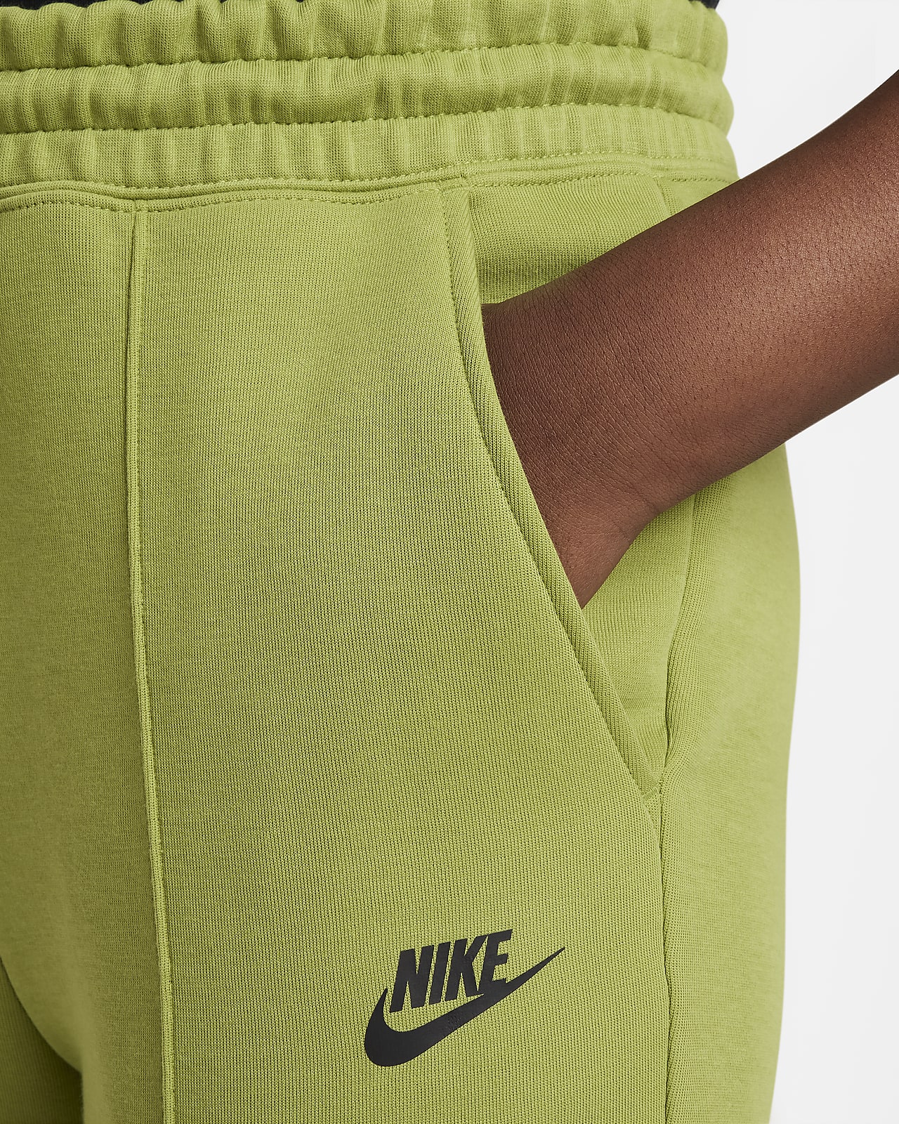 Nike Sportswear Tech Fleece Big Kids' (Girls') Pants in Grey