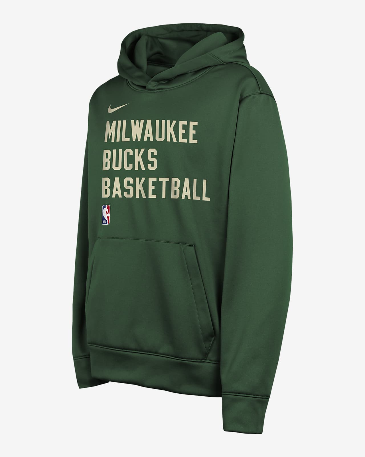 Milwaukee Bucks Big Kids' Nike Dri-FIT NBA Pullover Hoodie