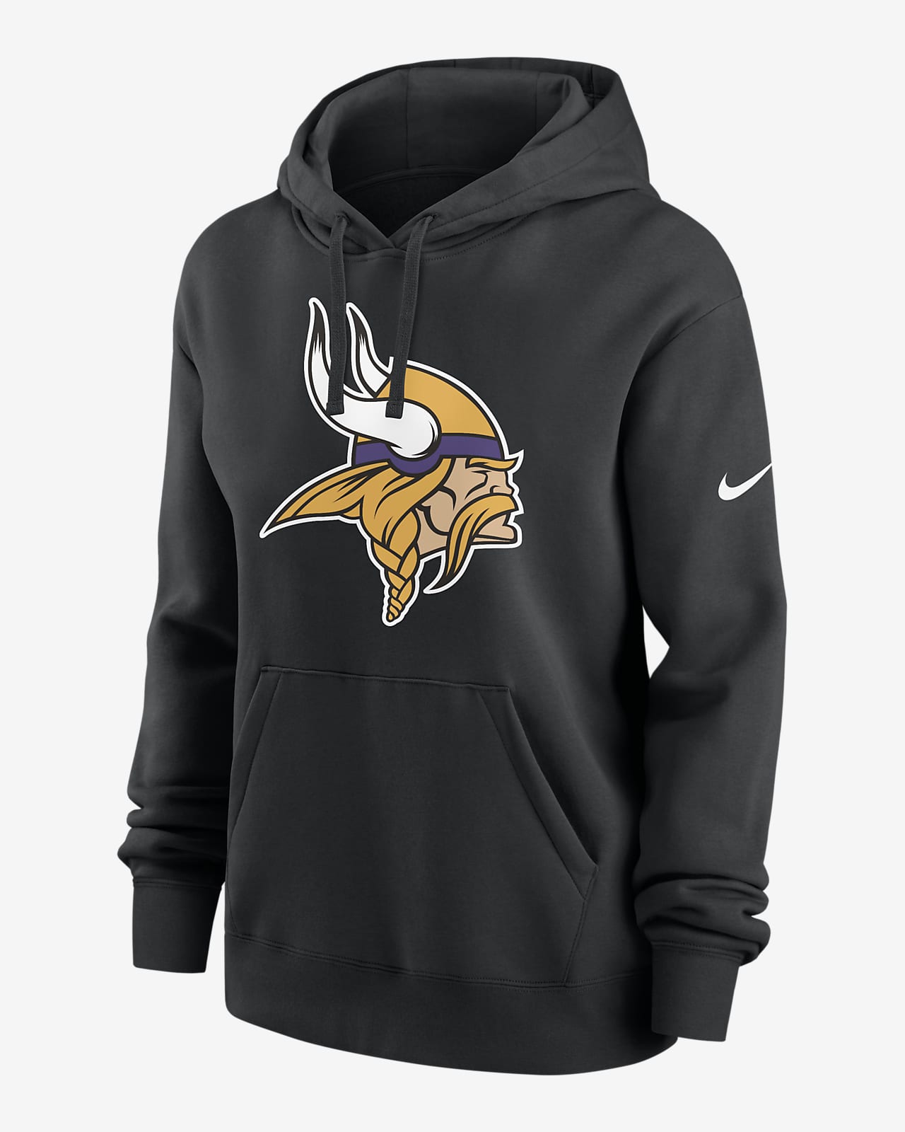 Nike Logo Club (NFL Minnesota Vikings) Women's Pullover Hoodie.