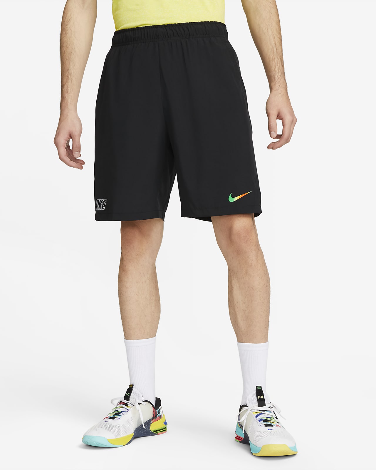 Nike Dri-FIT Flex Men's 9" Woven Fitness Shorts. JP