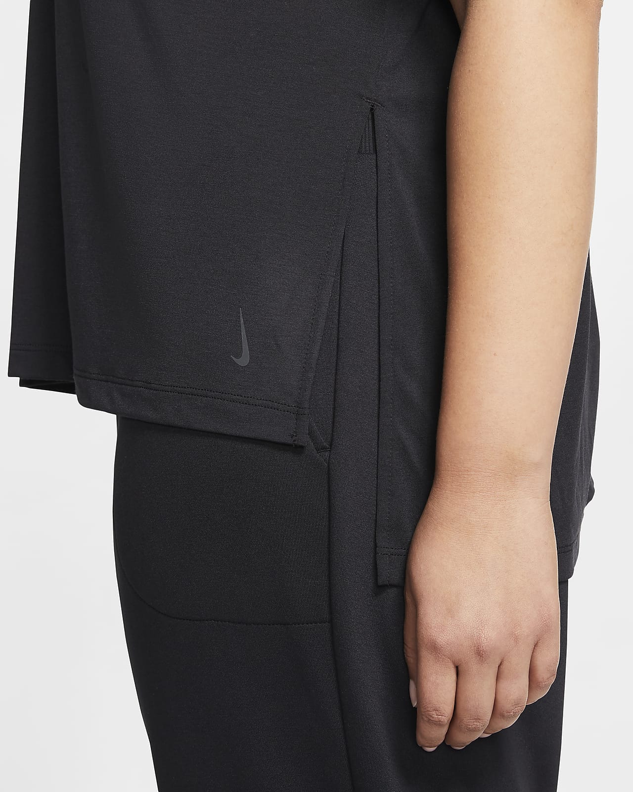 Nike Yoga rövid ujjú női felső (plus size méret) Nike Yoga rövid ujjú női felső (plus size méret)