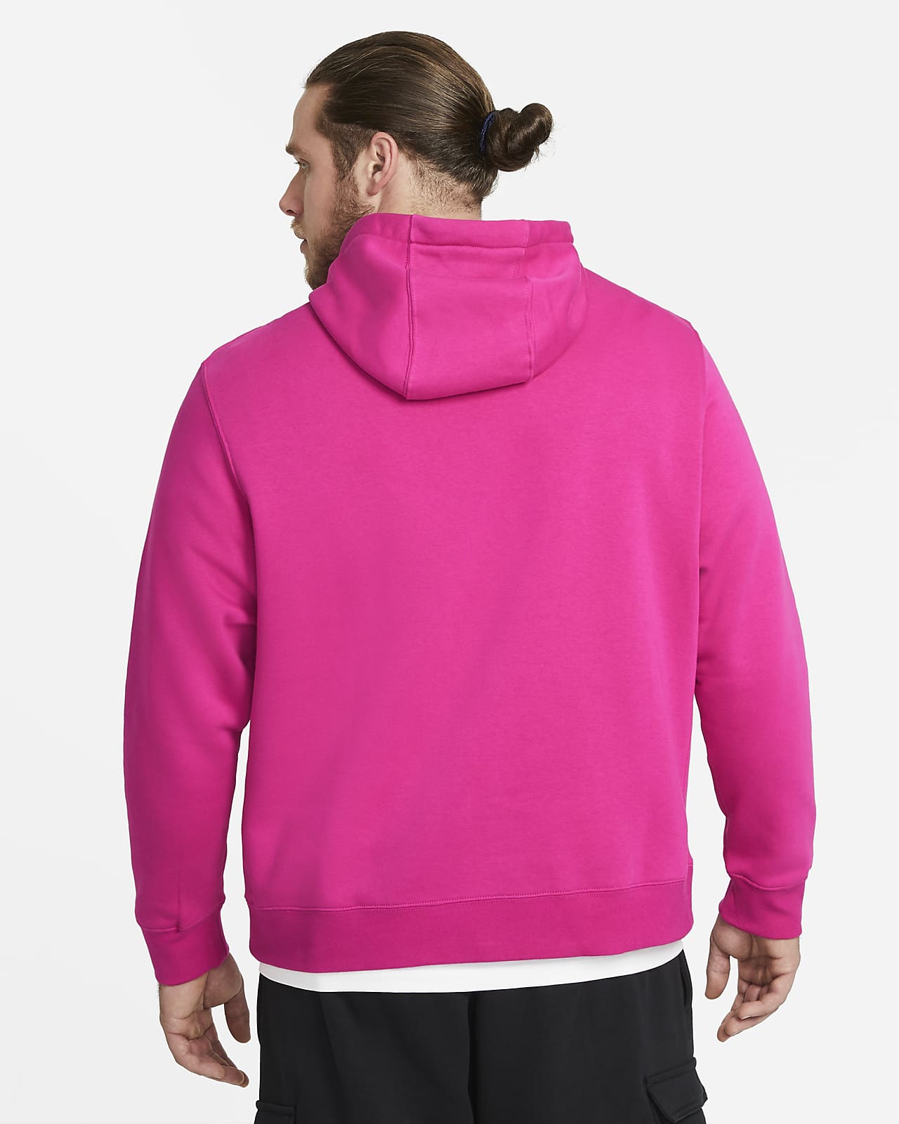 nike men's club fleece pullover hoodie