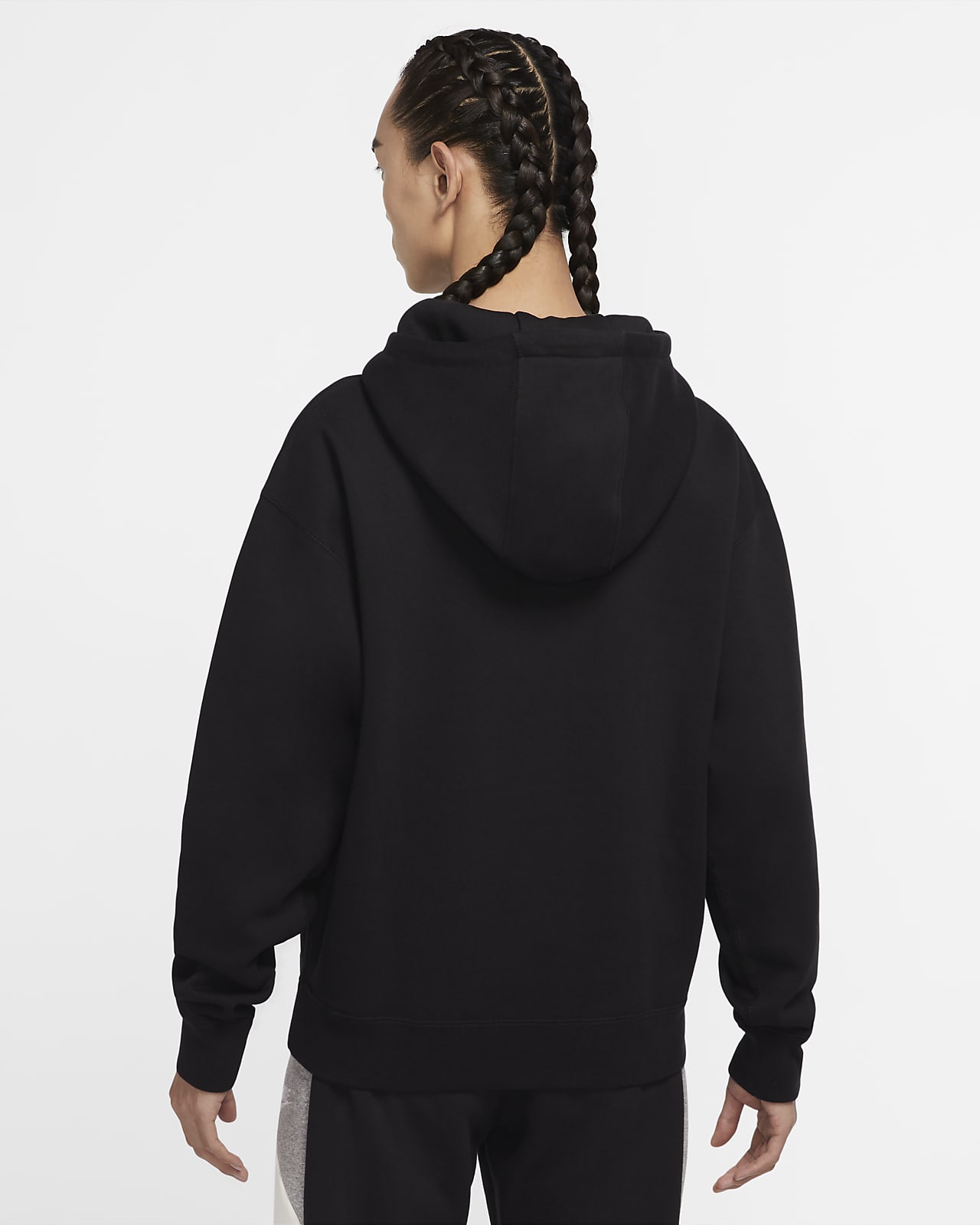 nikelab essential fleece hoodie