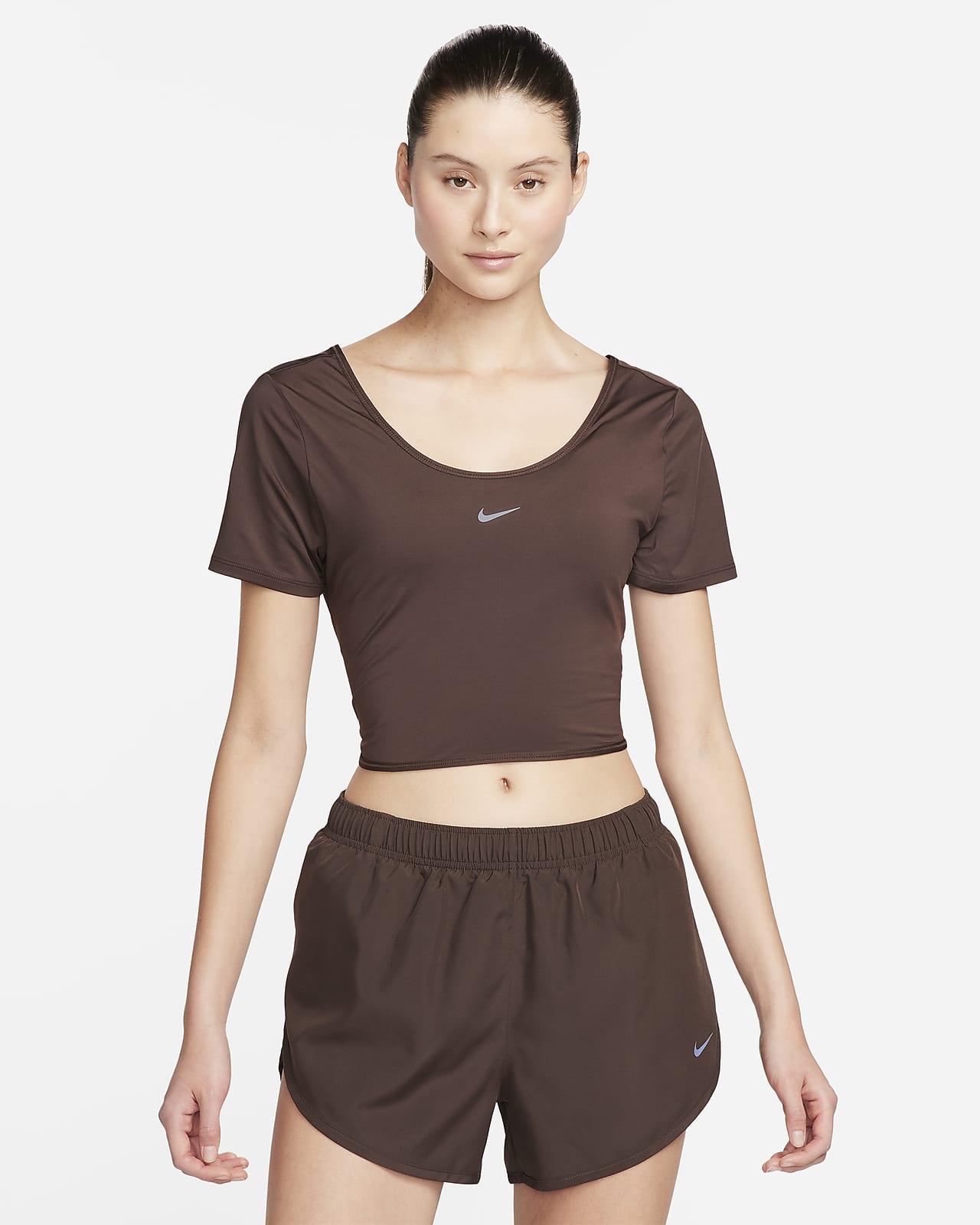 Nike twist crop on sale top