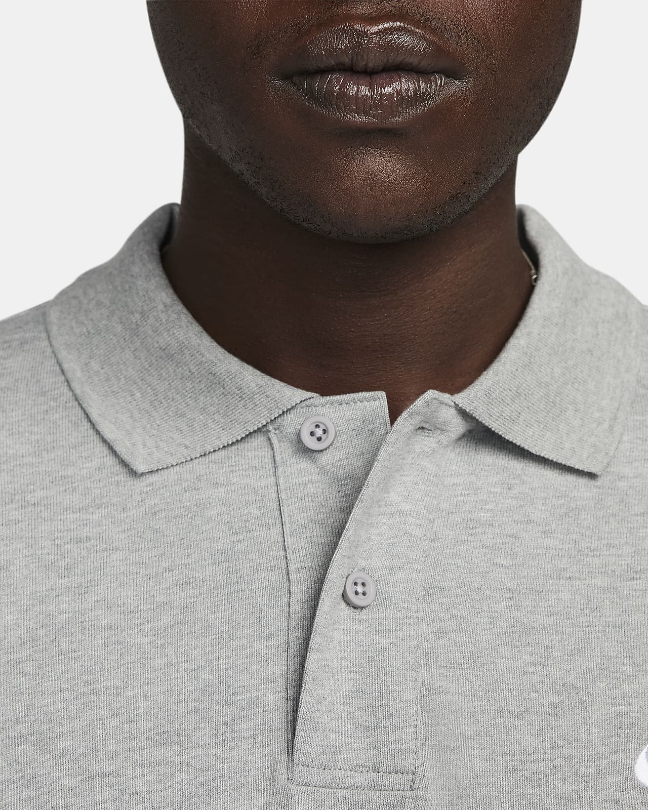 Nike polo lange online mouw