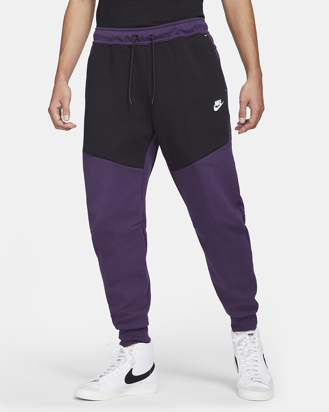 mens purple nike joggers