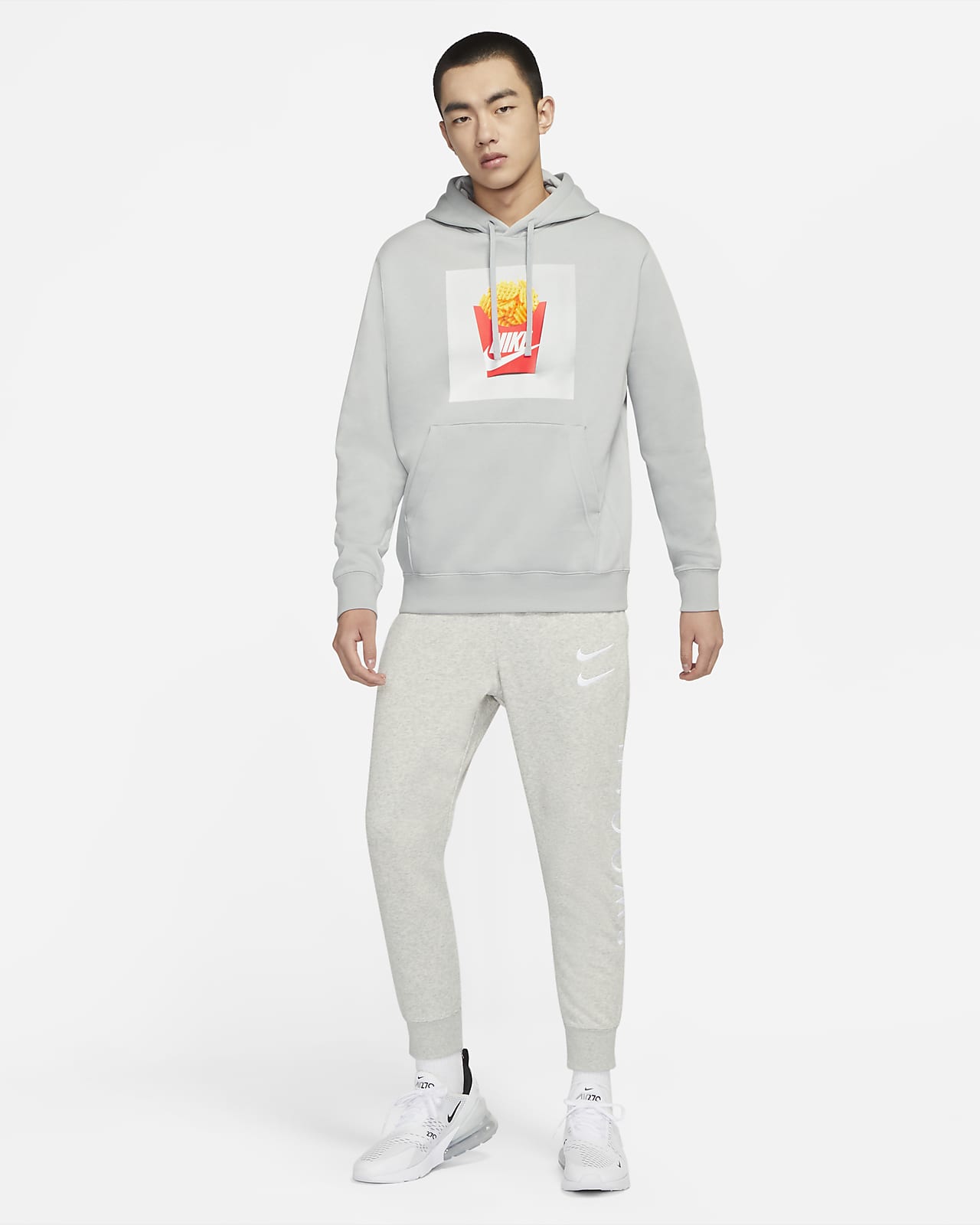 Felpa pullover con cappuccio e rovescio spazzolato Nike Sportswear - Uomo.  Nike CH