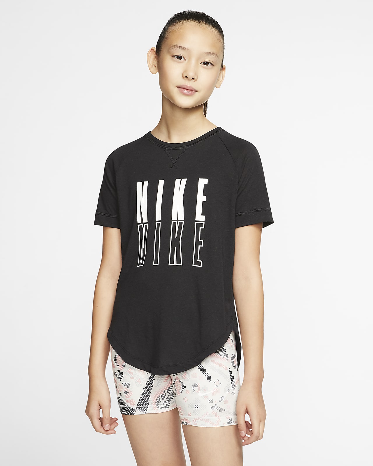 girls nike training top