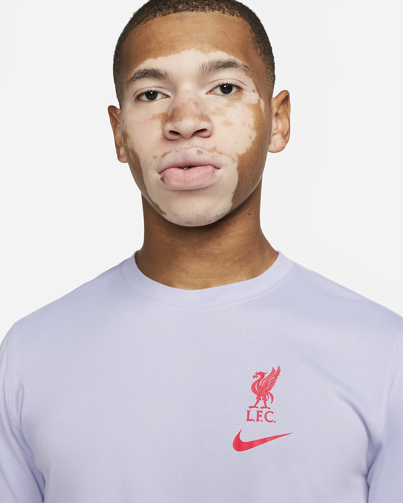 Liverpool F C Legend Voice Away Men s Nike Dri FIT Football T Shirt 
