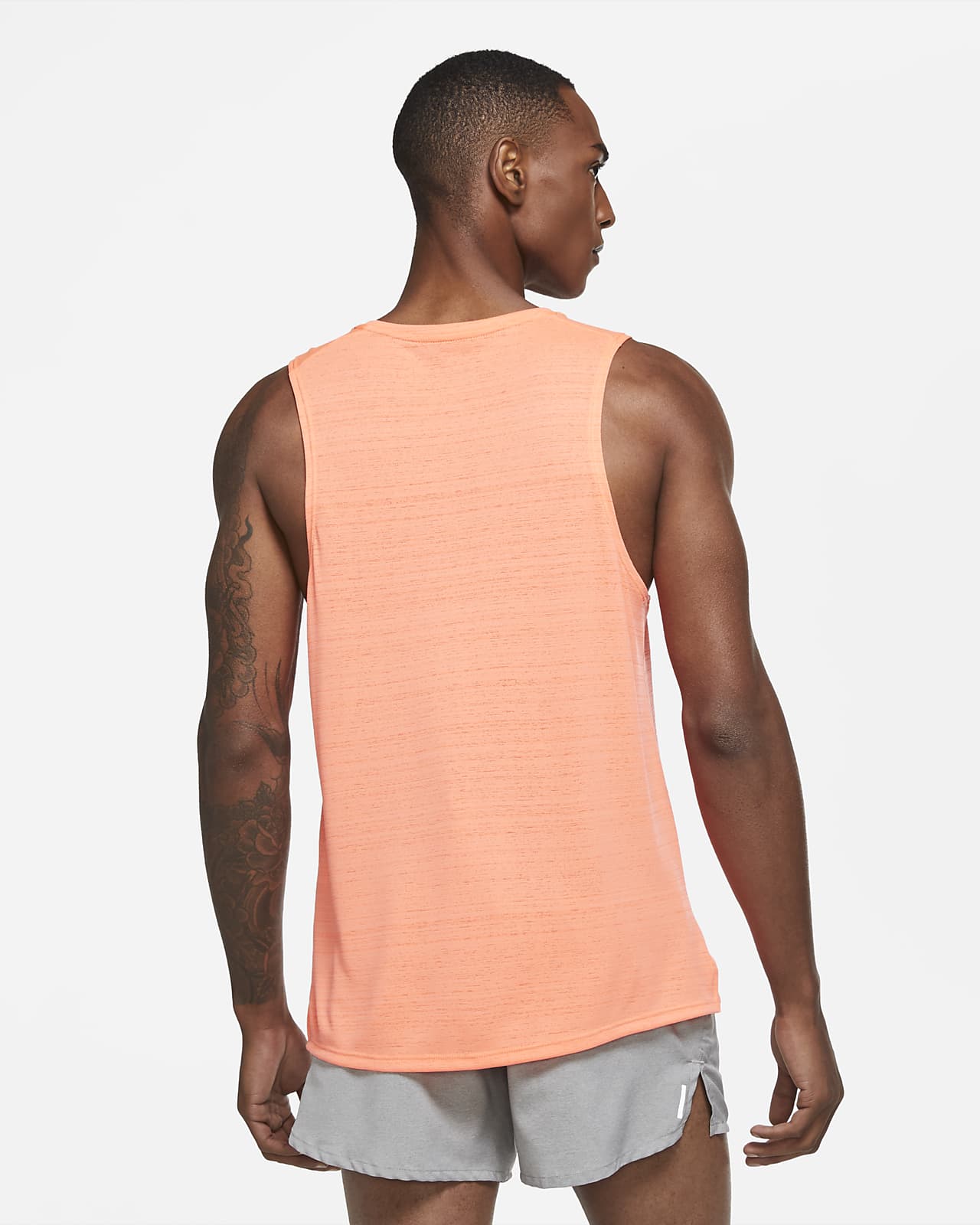 nike dri fit miler orange