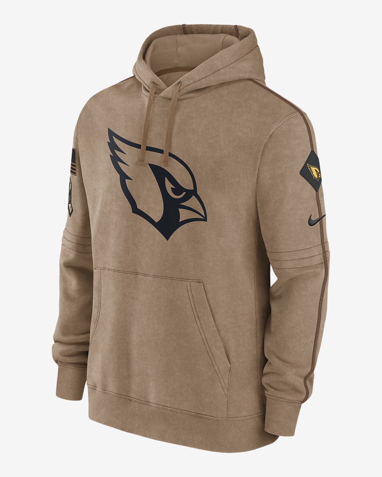 Arizona Cardinals Nike Youth 2023 Salute to Service Club Fleece Pullover  Hoodie - Brown