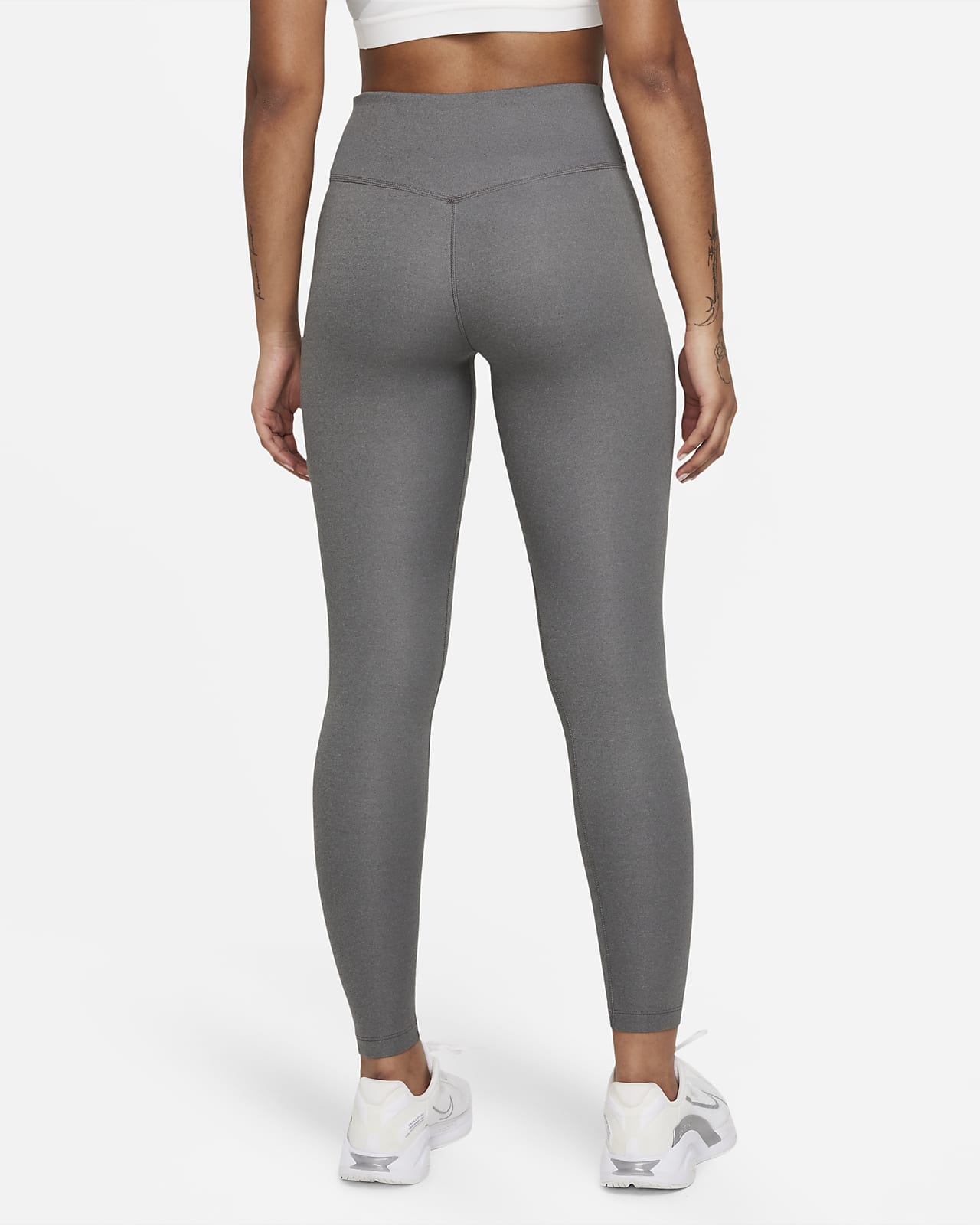 nike women's therma-fit one mid-rise leggings