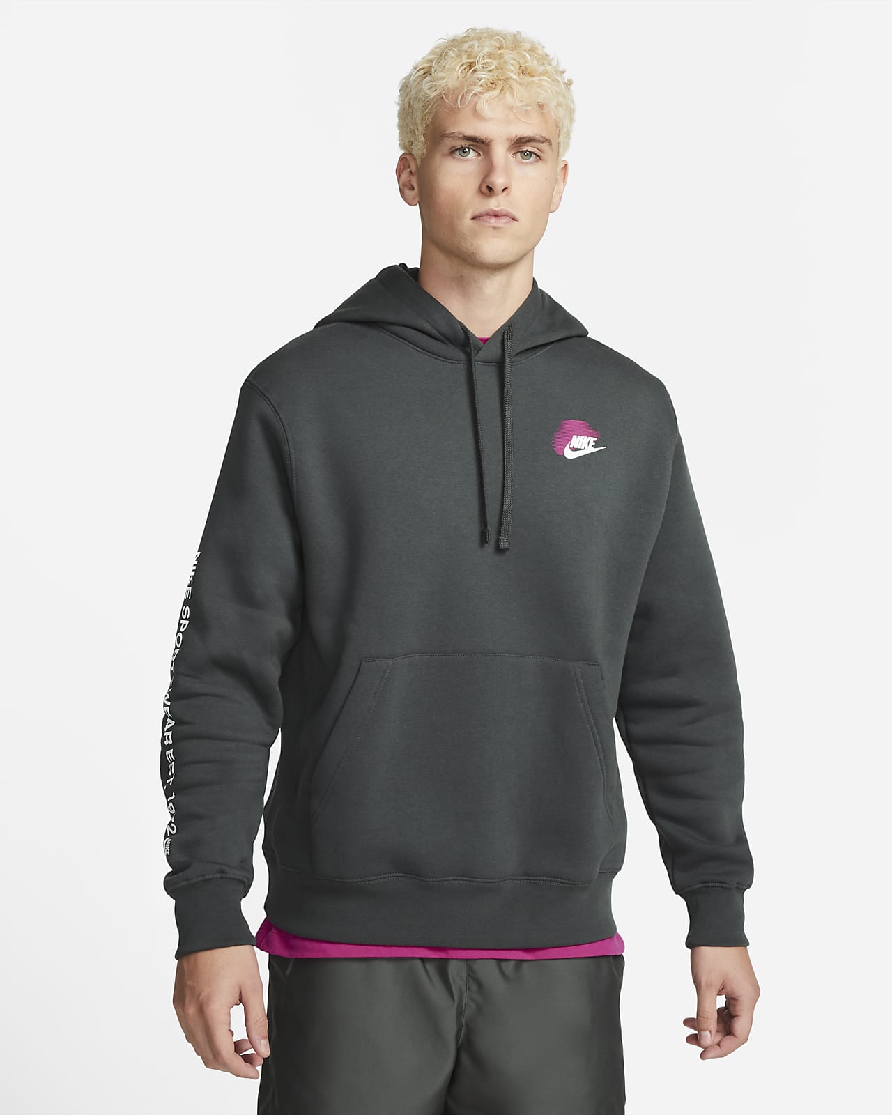 Exactamente Avispón Kosciuszko Nike Sportswear Standard Issue Sudadera con capucha de tejido Fleece -  Hombre. Nike ES