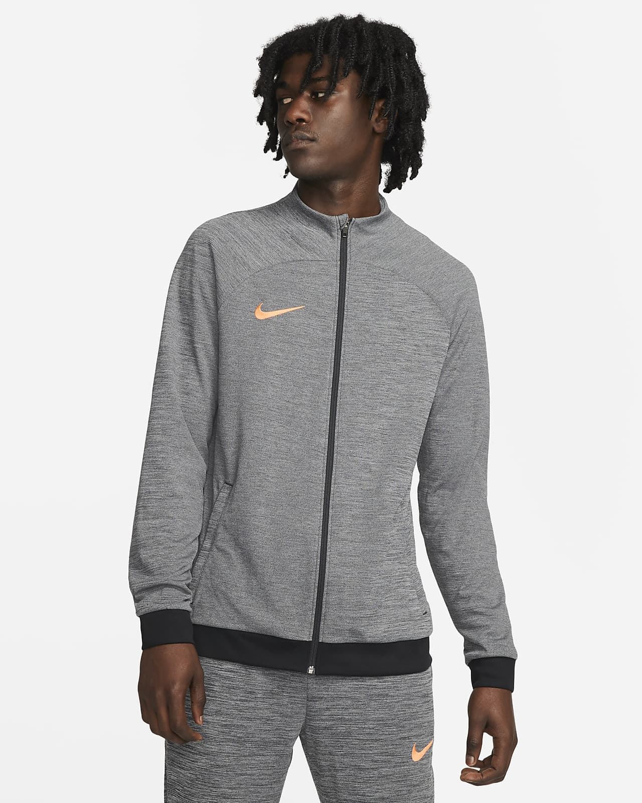 Nike Dri-FIT Academy Voetbaltrainingsjack voor heren. Nike BE