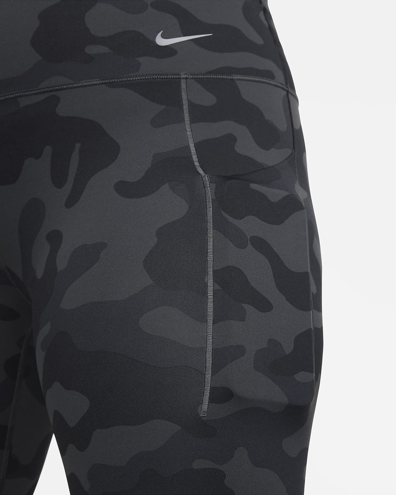 Nike Training glitch camo dri-fit leggings in black