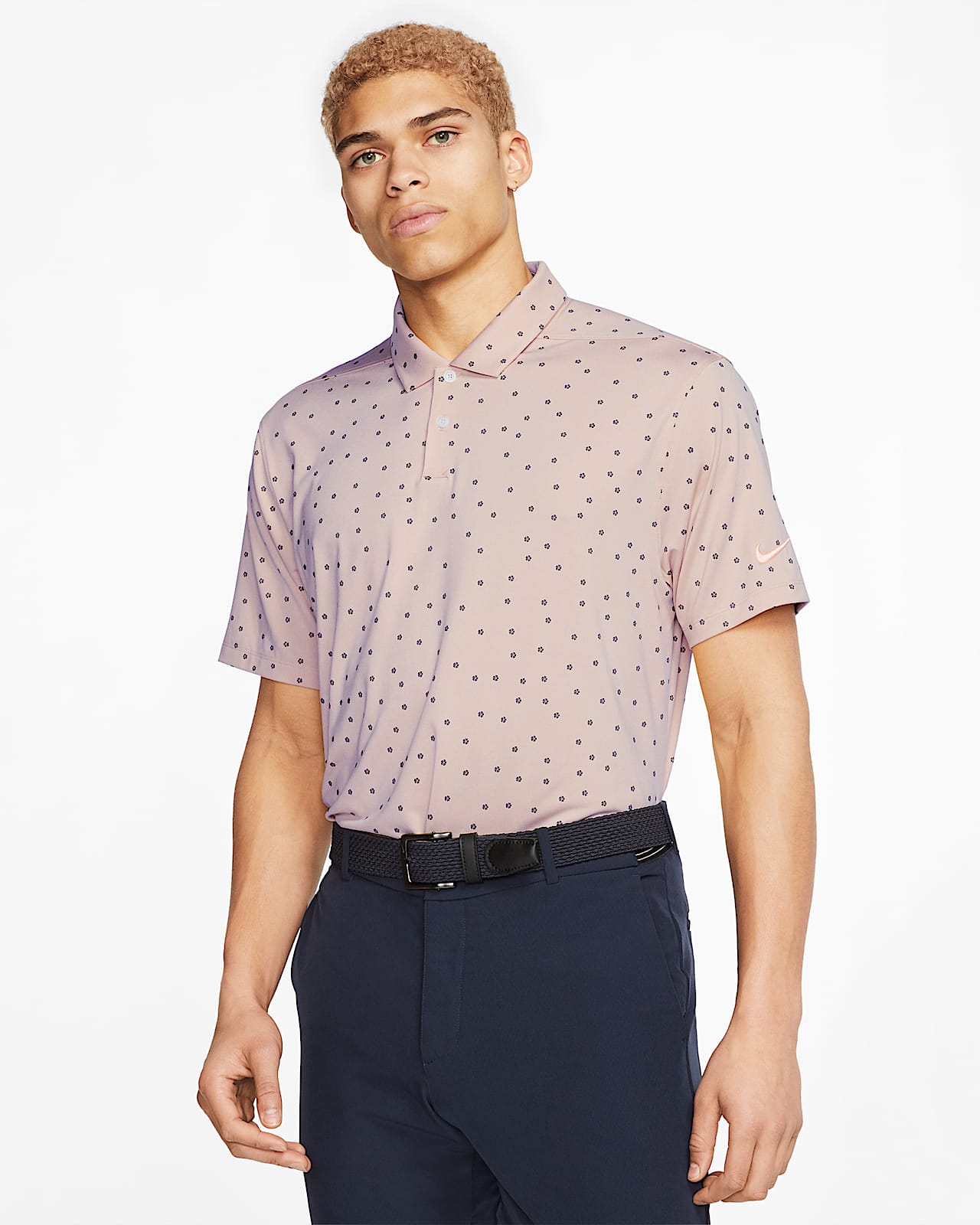 nike men's vapor color block golf polo