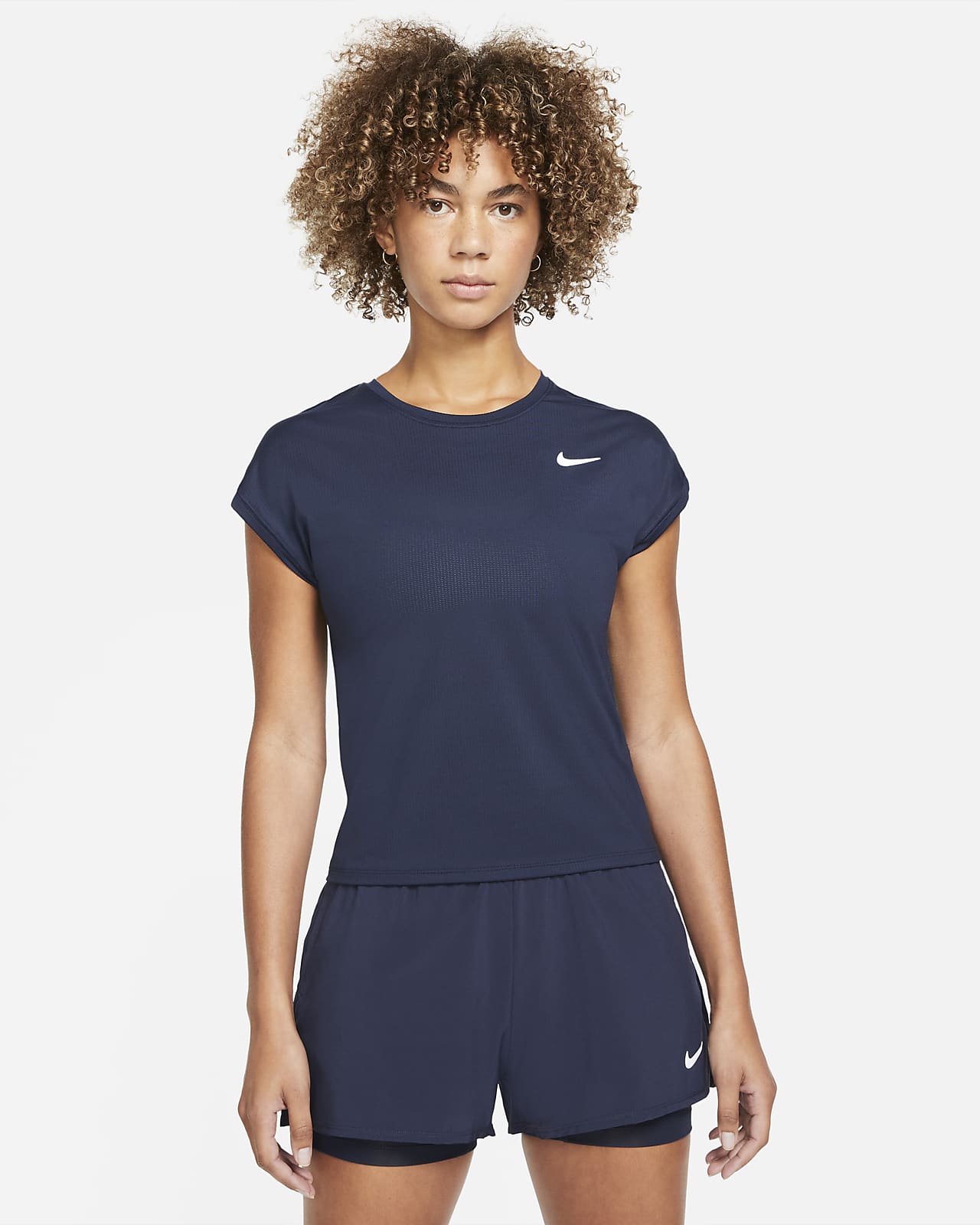 เสื้อเทนนิสแขนสั้นผู้หญิง NikeCourt Dri-FIT Victory