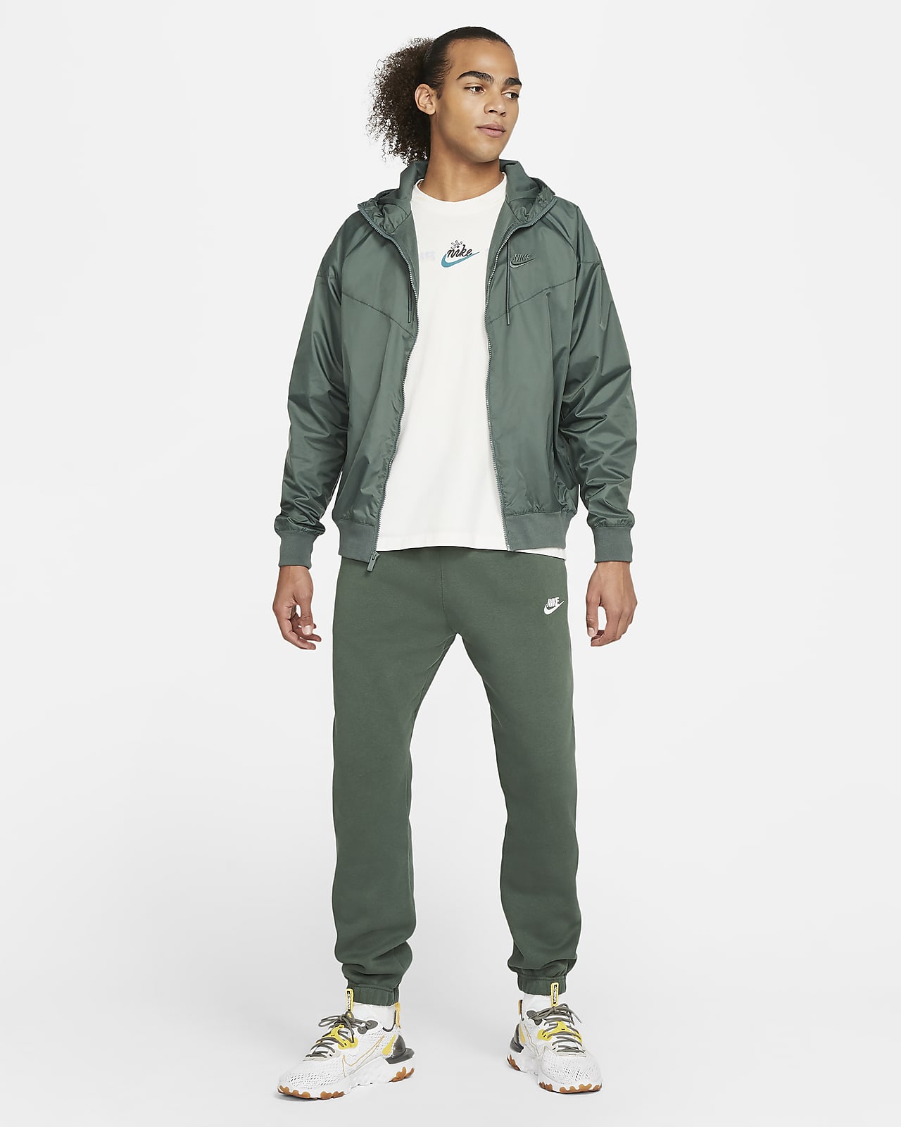 nike club cuffed fleece pants blue