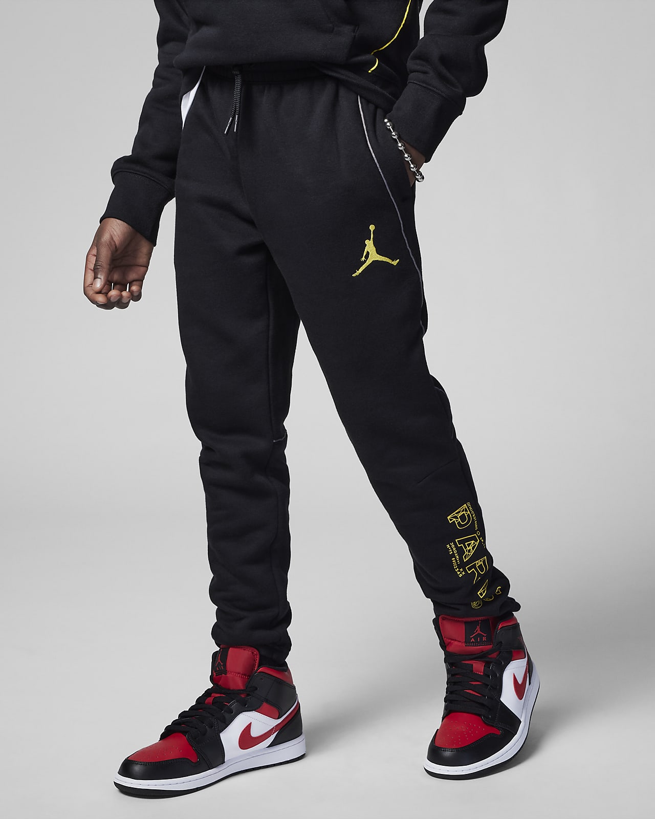 sequía caliente arena Jordan Paris Saint-Germain Fleece Trousers Older Kids' Trousers. Nike LU