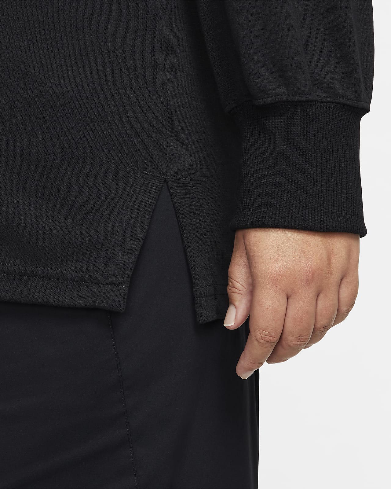 Nike Sportswear Essential oversized polo met lange mouwen voor