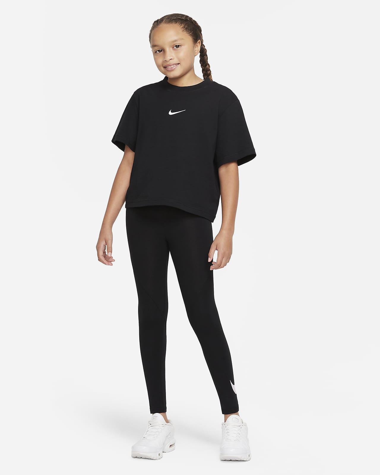 Nike Sportswear Favourites Older Kids' (Girls') Graphic High-Waisted ...