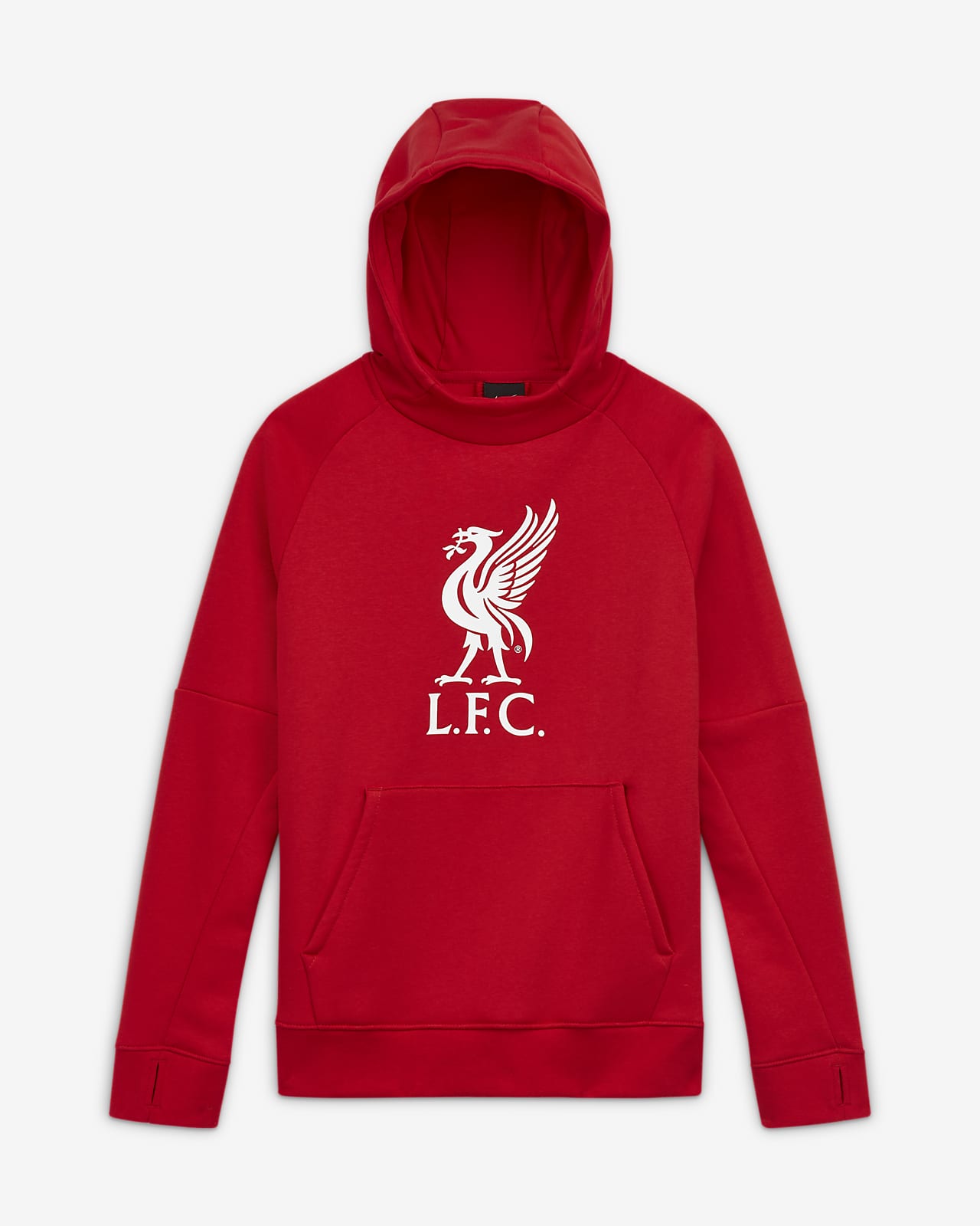 Liverpool FC Big Kids' Fleece Pullover Soccer Hoodie. Nike.com