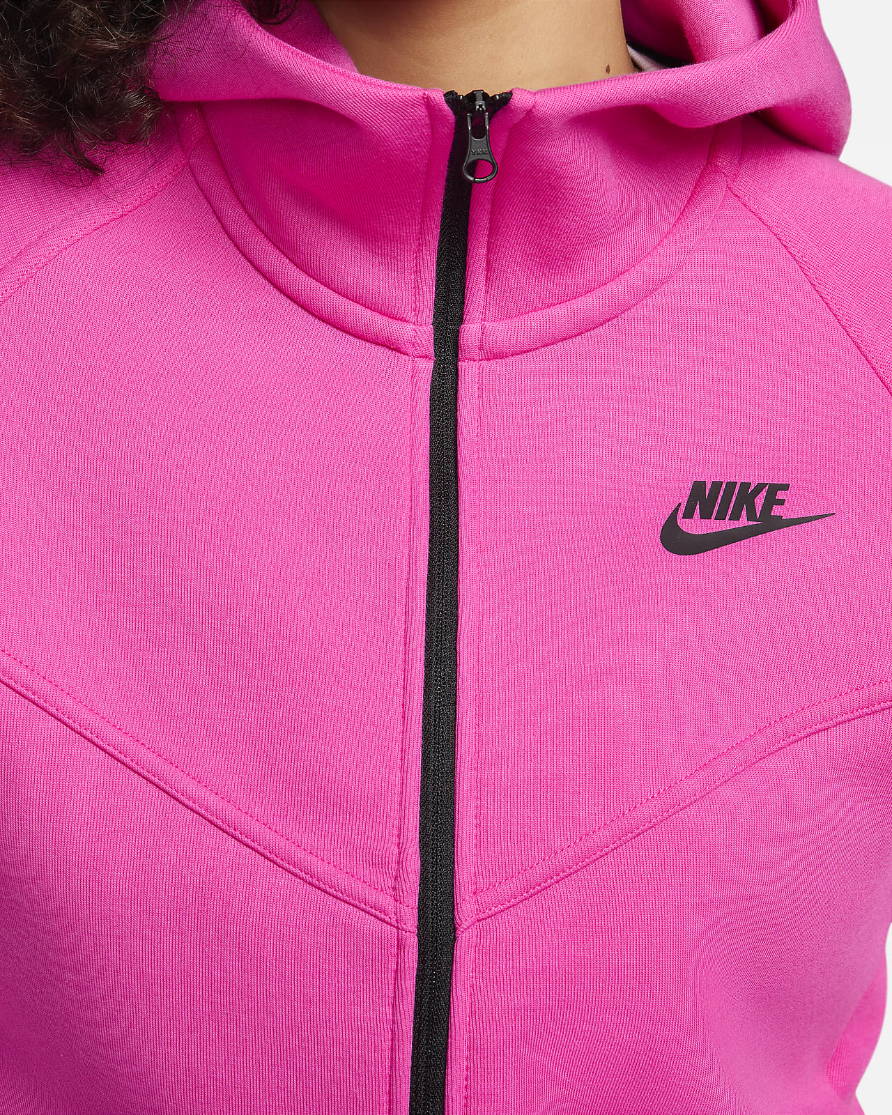 Sweat à capuche et zip Nike Sportswear Tech Fleece Windrunner pour femme