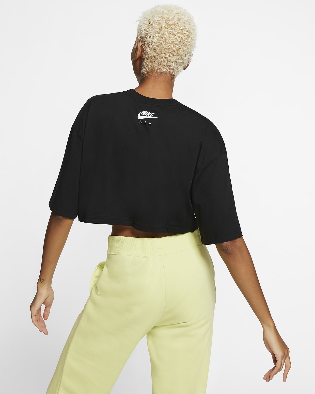 Nike Air Women's Cropped T-Shirt. Nike GB