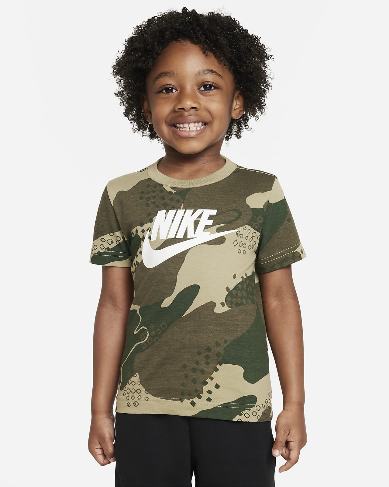 Nike Club Seasonal Camo Basic Tee Toddler Dri-FIT T-Shirt.