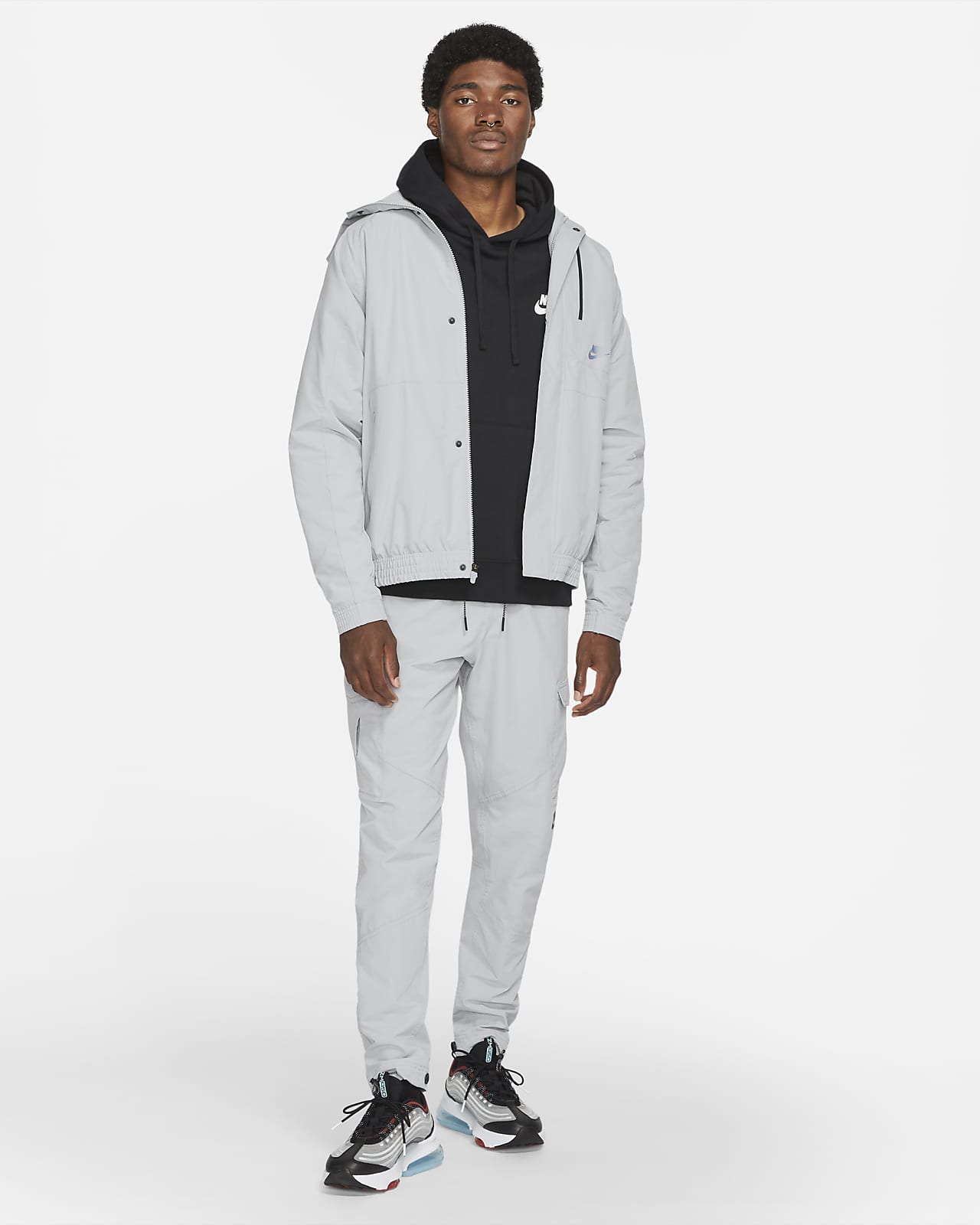 air max bianche tela