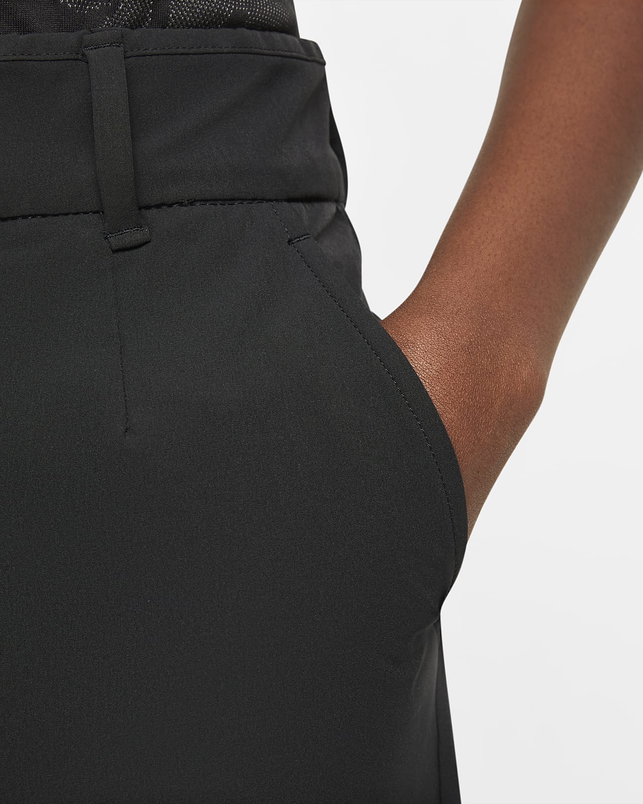 Jhsnjnr Golfshorts voor dames met zakken, knielengte, elastische taille