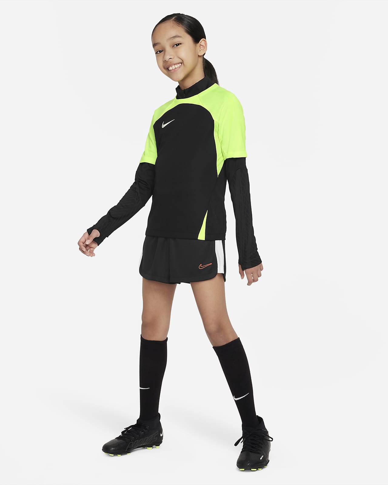 (Girls\') Older Football Kids\' Nike SI Shorts. Dri-FIT 23 Nike Academy