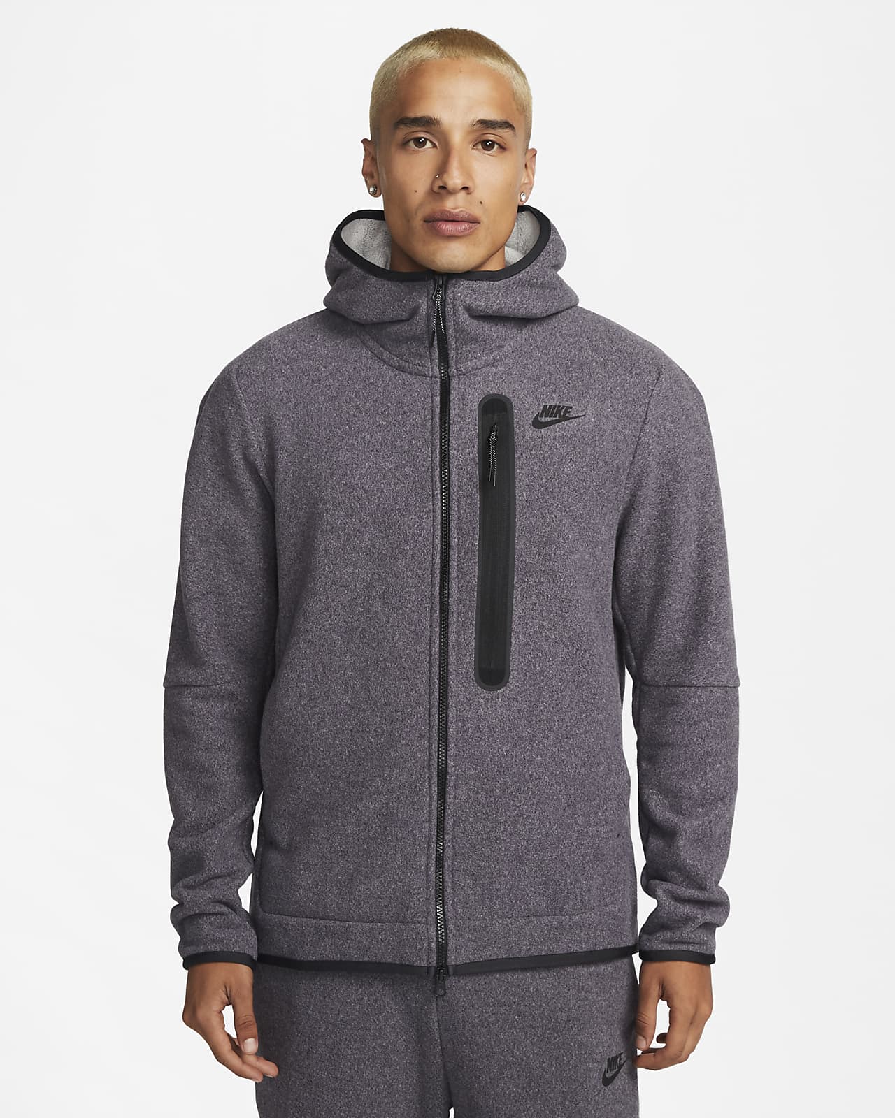 viel reactie aluminium Nike Sportswear Tech Fleece Men's Full-Zip Winterized Hoodie. Nike.com