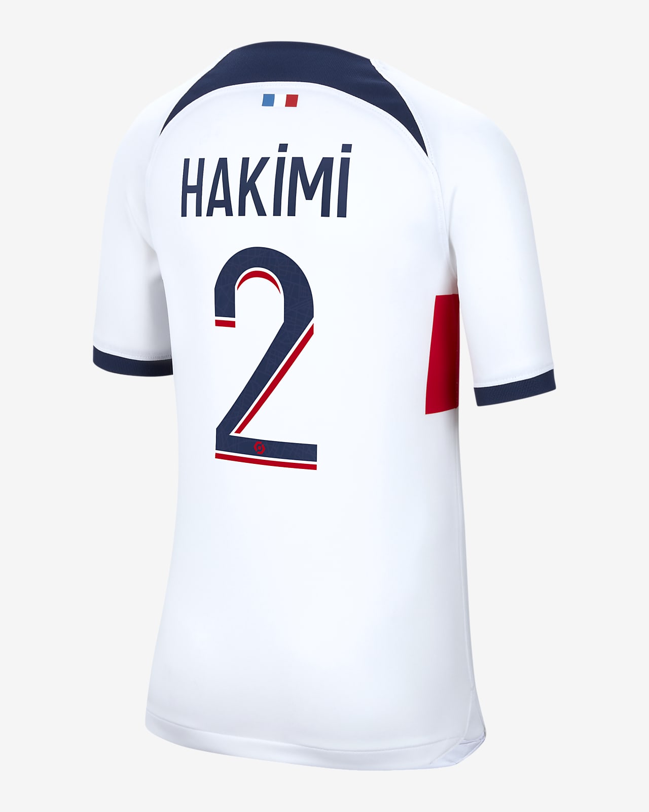Achraf Hakimi Paris Saint-Germain 2023/24 Stadium Away Big Kids' Nike  Dri-FIT Soccer Jersey.