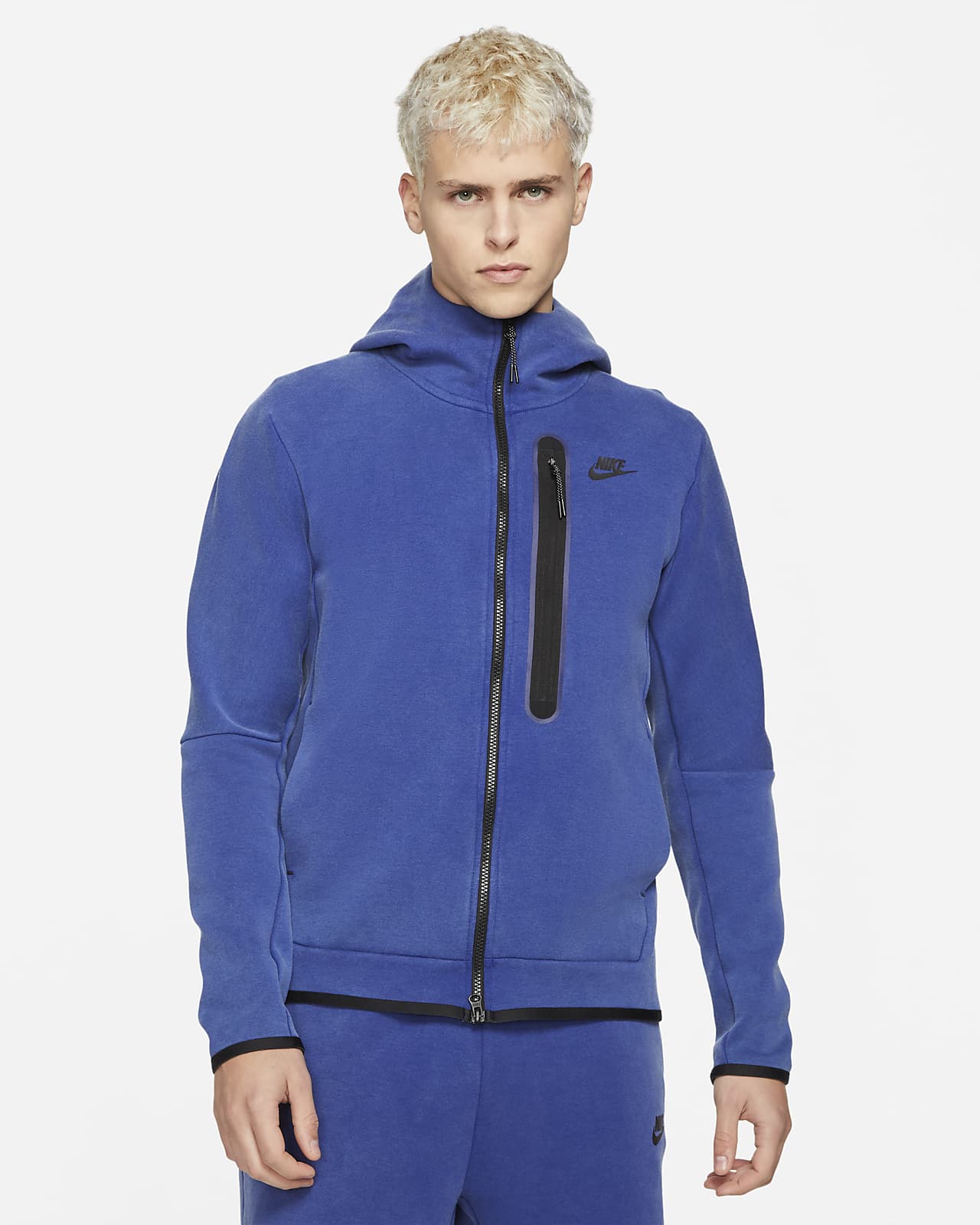 dark marina blue nike hoodie