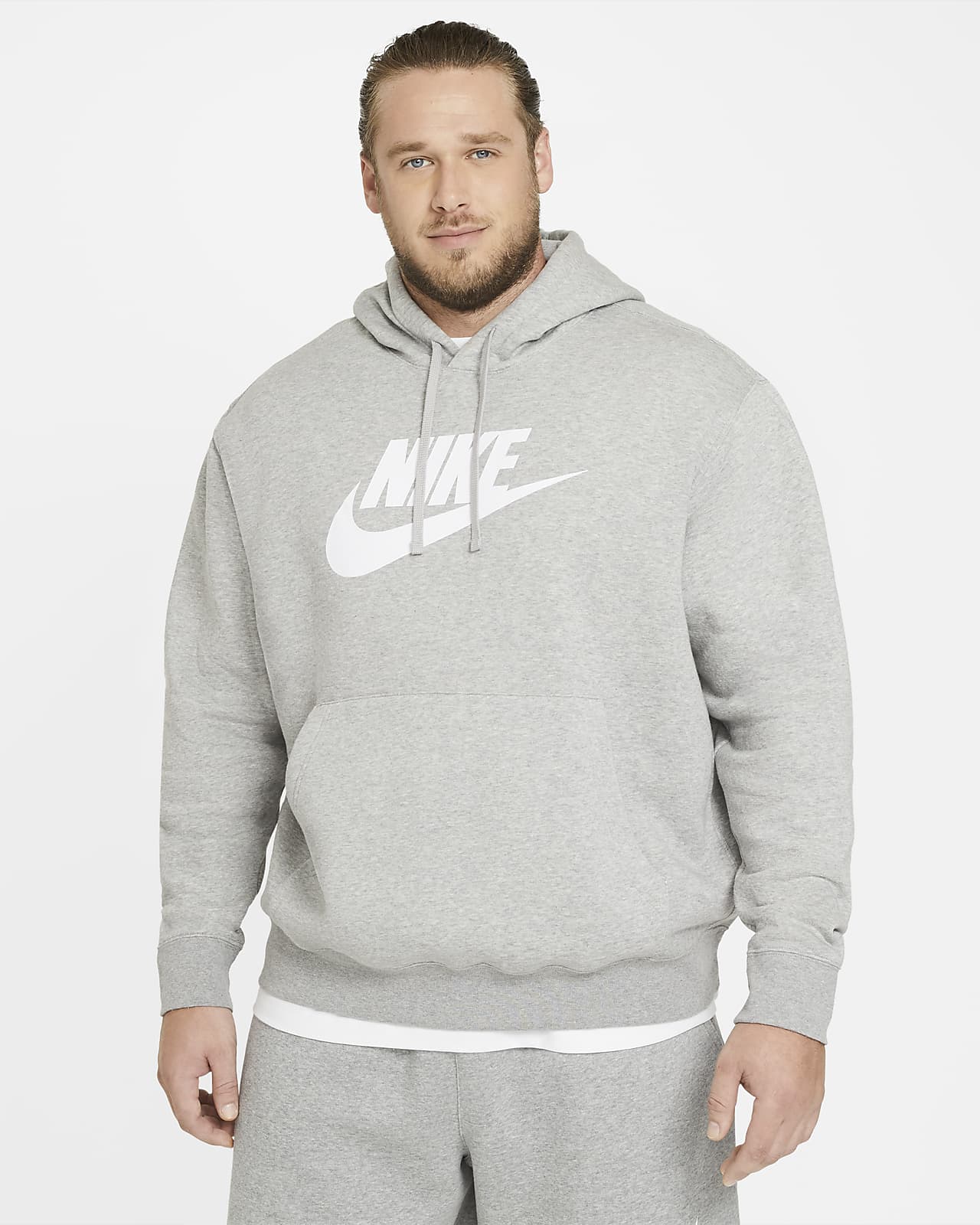 Nike Sportswear Club Fleece Graphic Pullover Hoodie. Nike