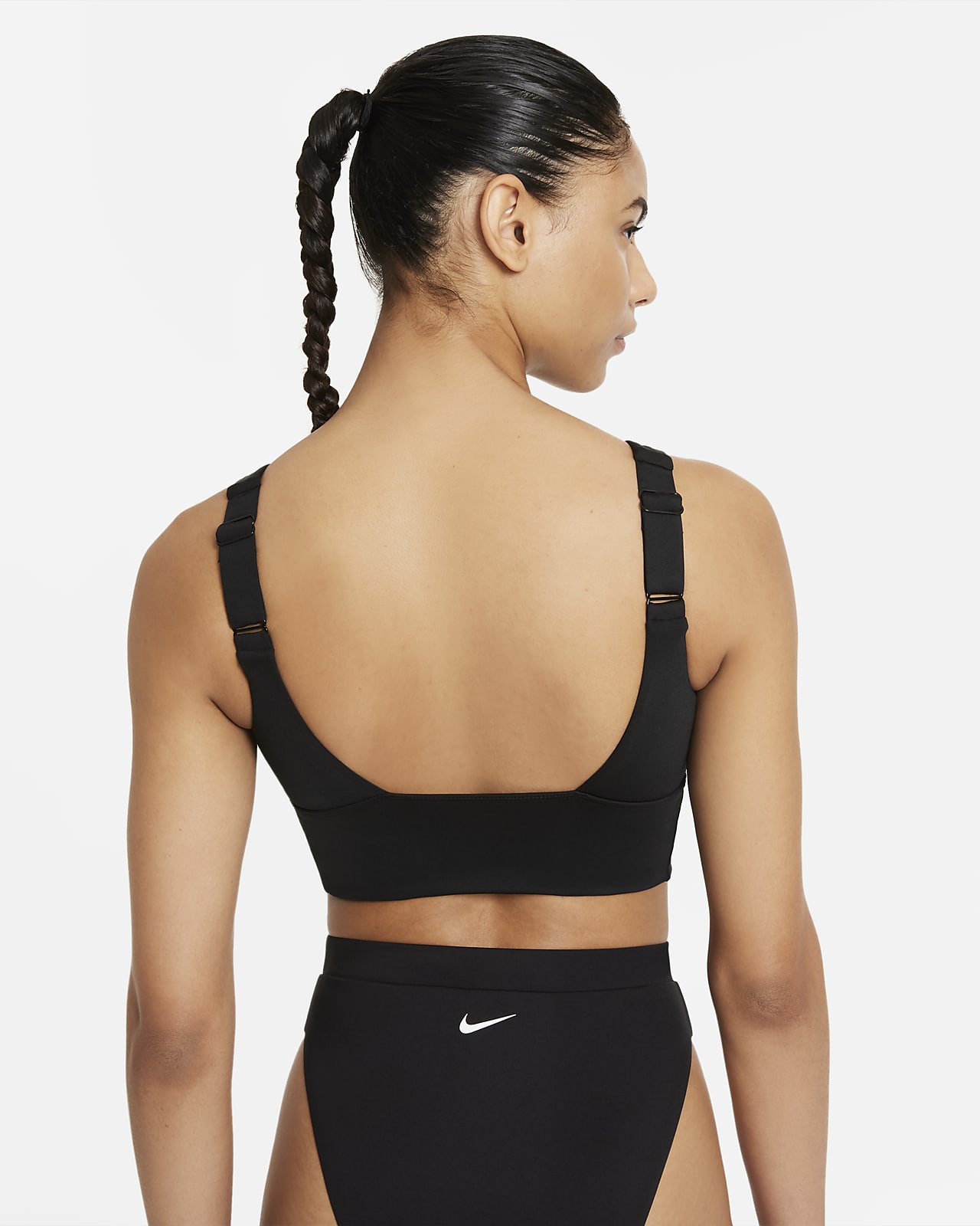 sne Hvordan kam Nike Essential Women's Scoop Neck Midkini Swim Top. Nike.com