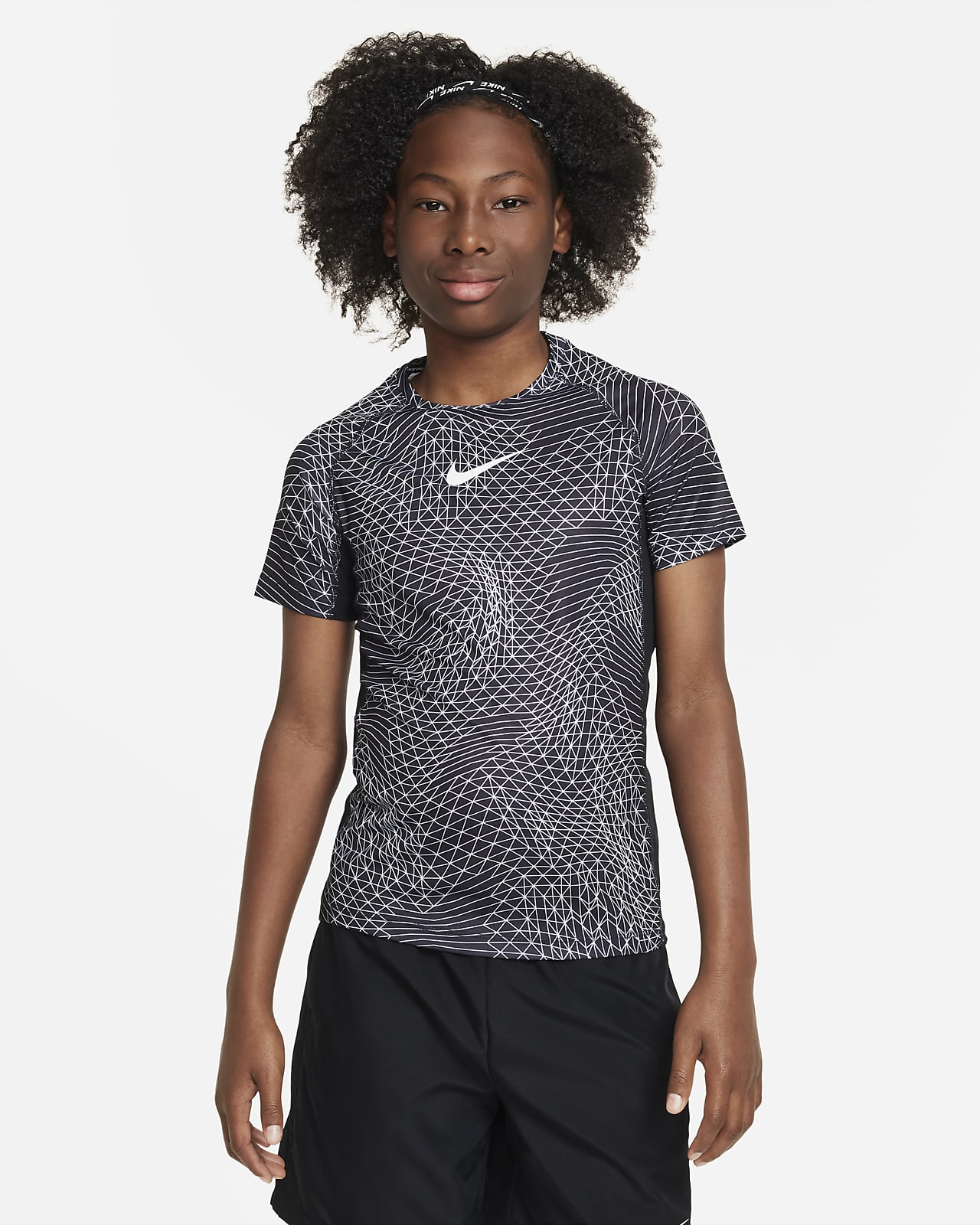 Nike Pro Dri-FIT Older Kids' (Boys') Short-Sleeve Top